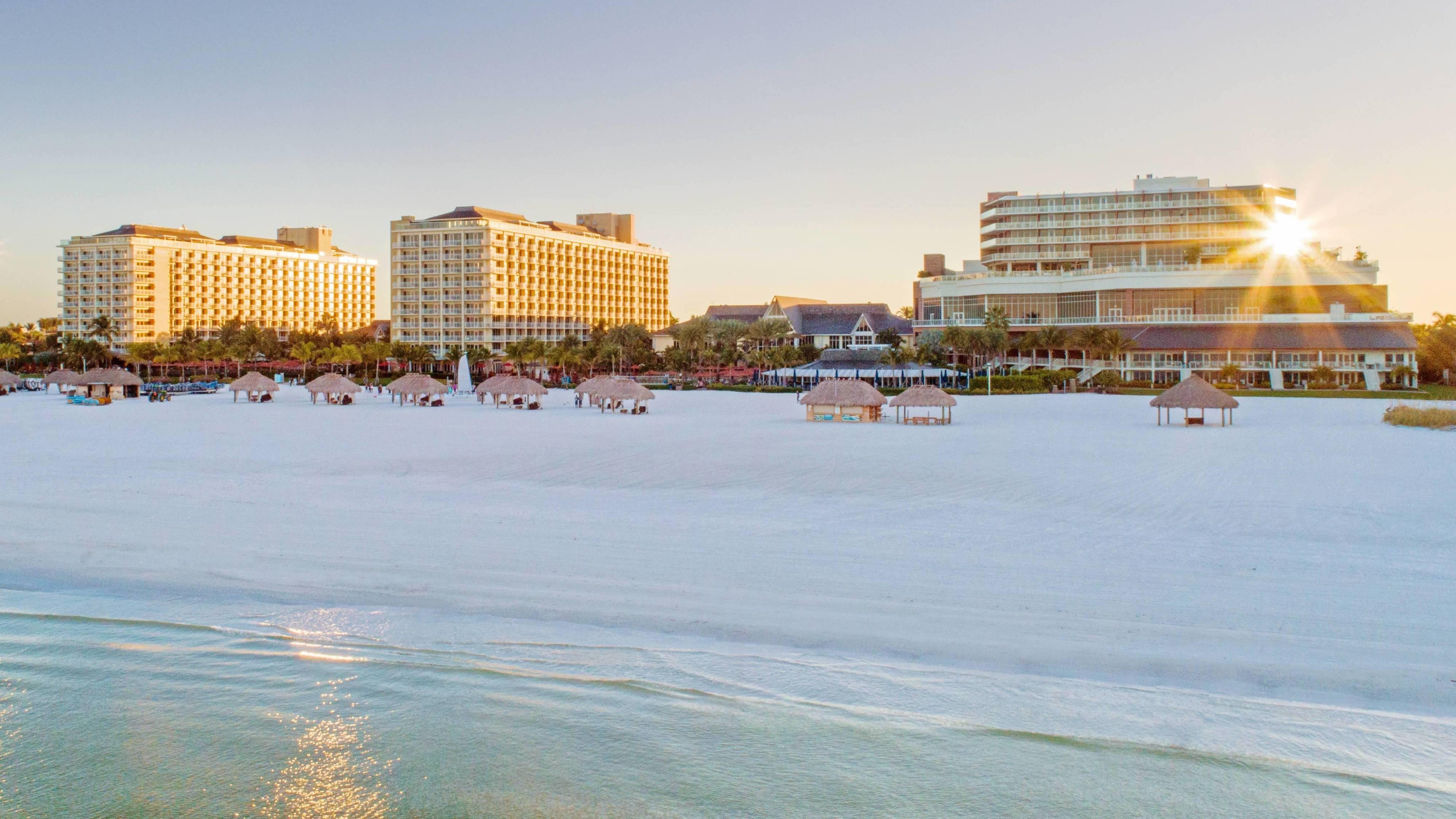 Beachfront resort