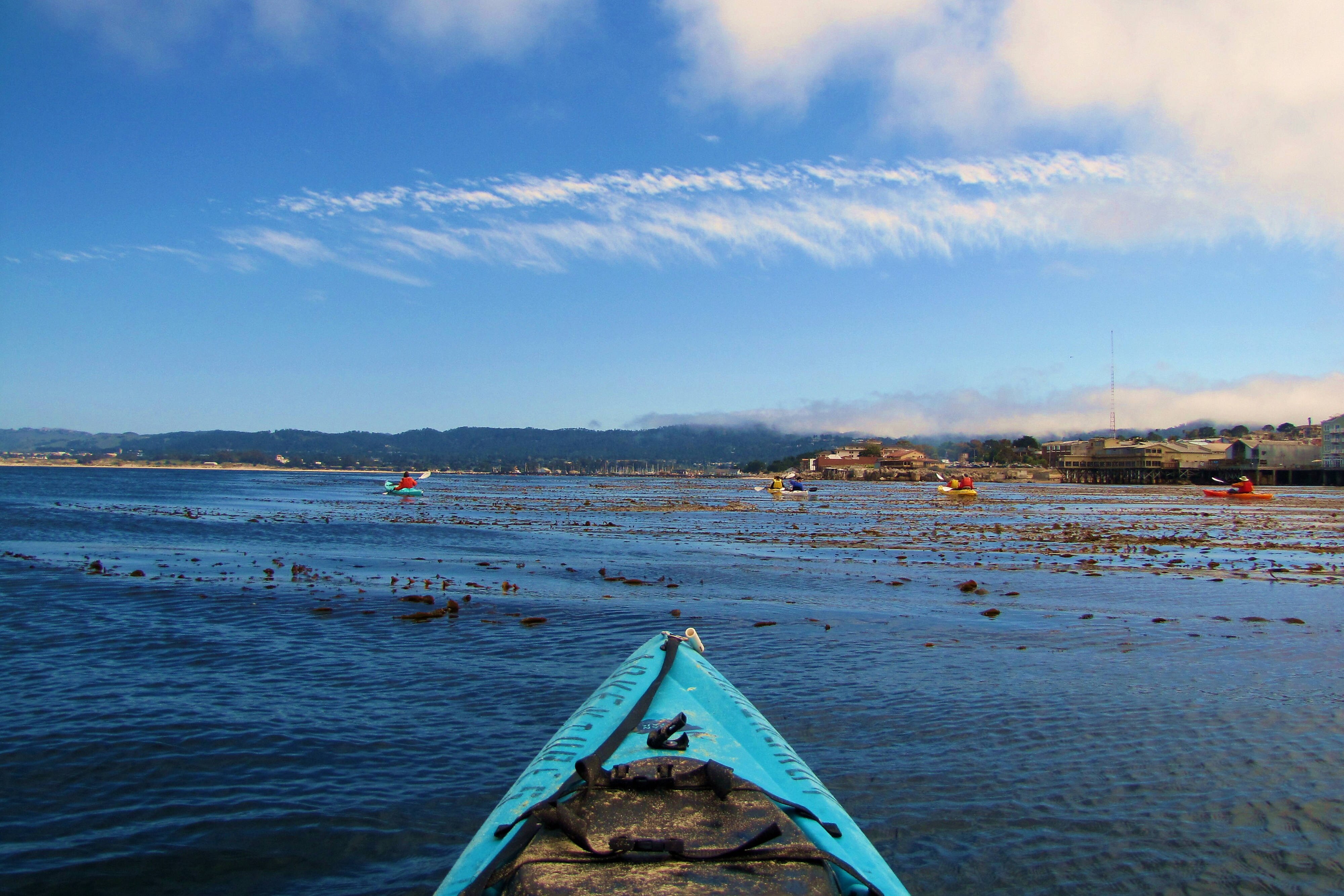 Kayak on water during daytime