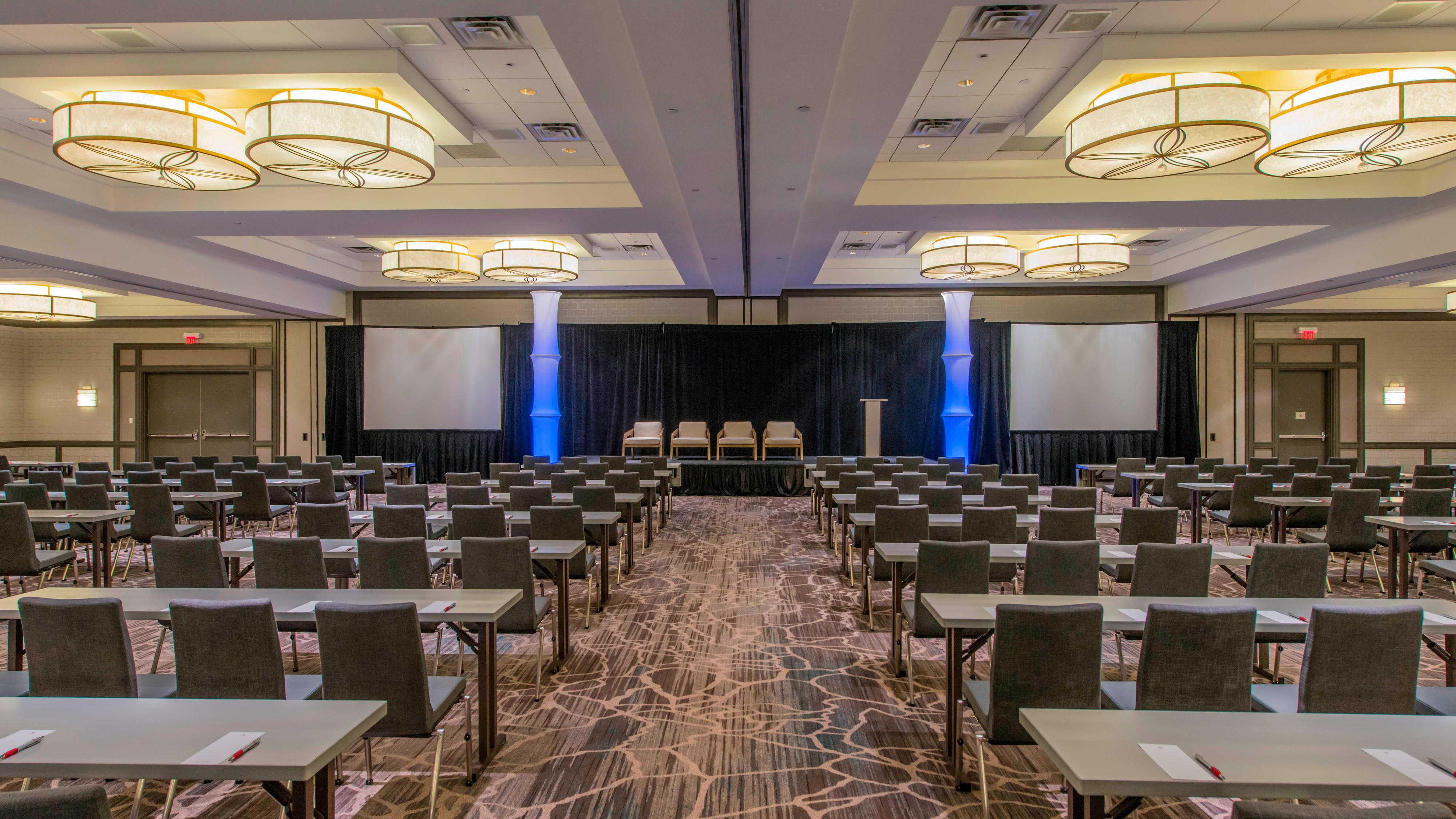 Ballroom event setup