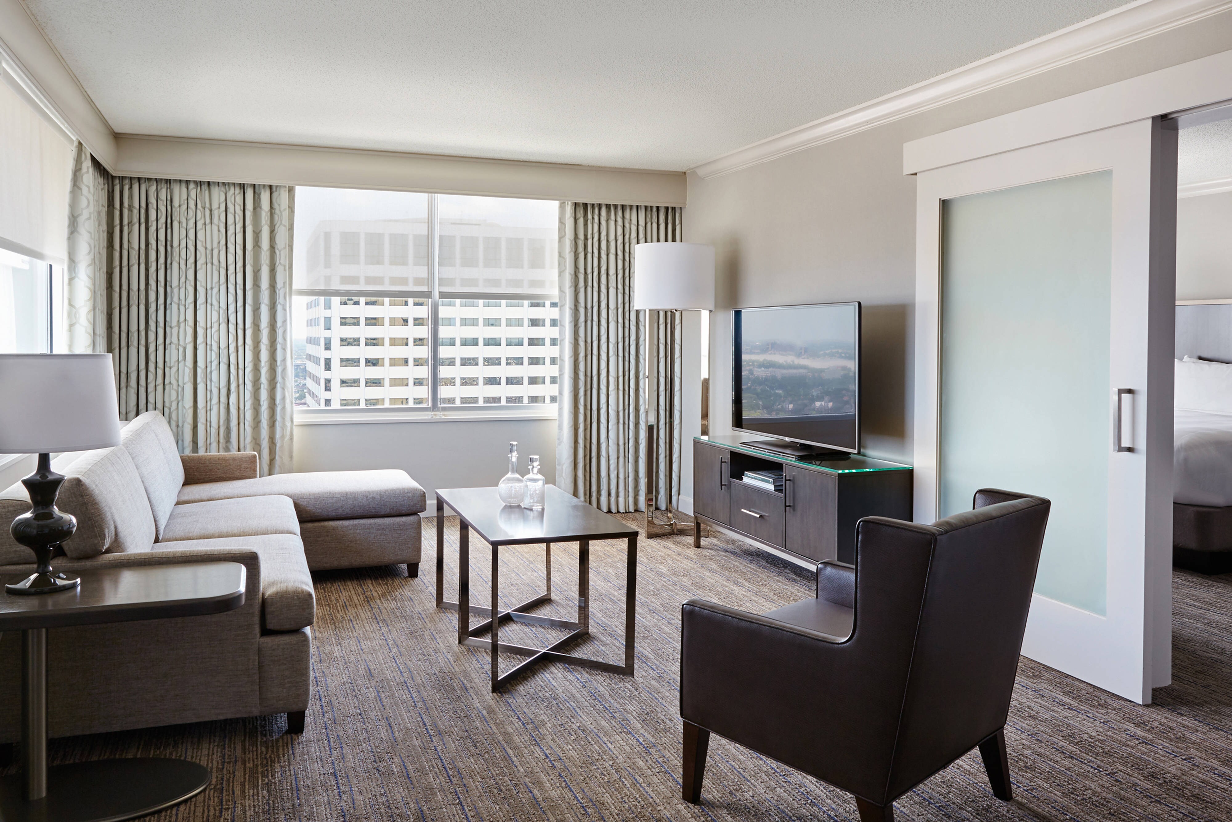 Guest suite living area