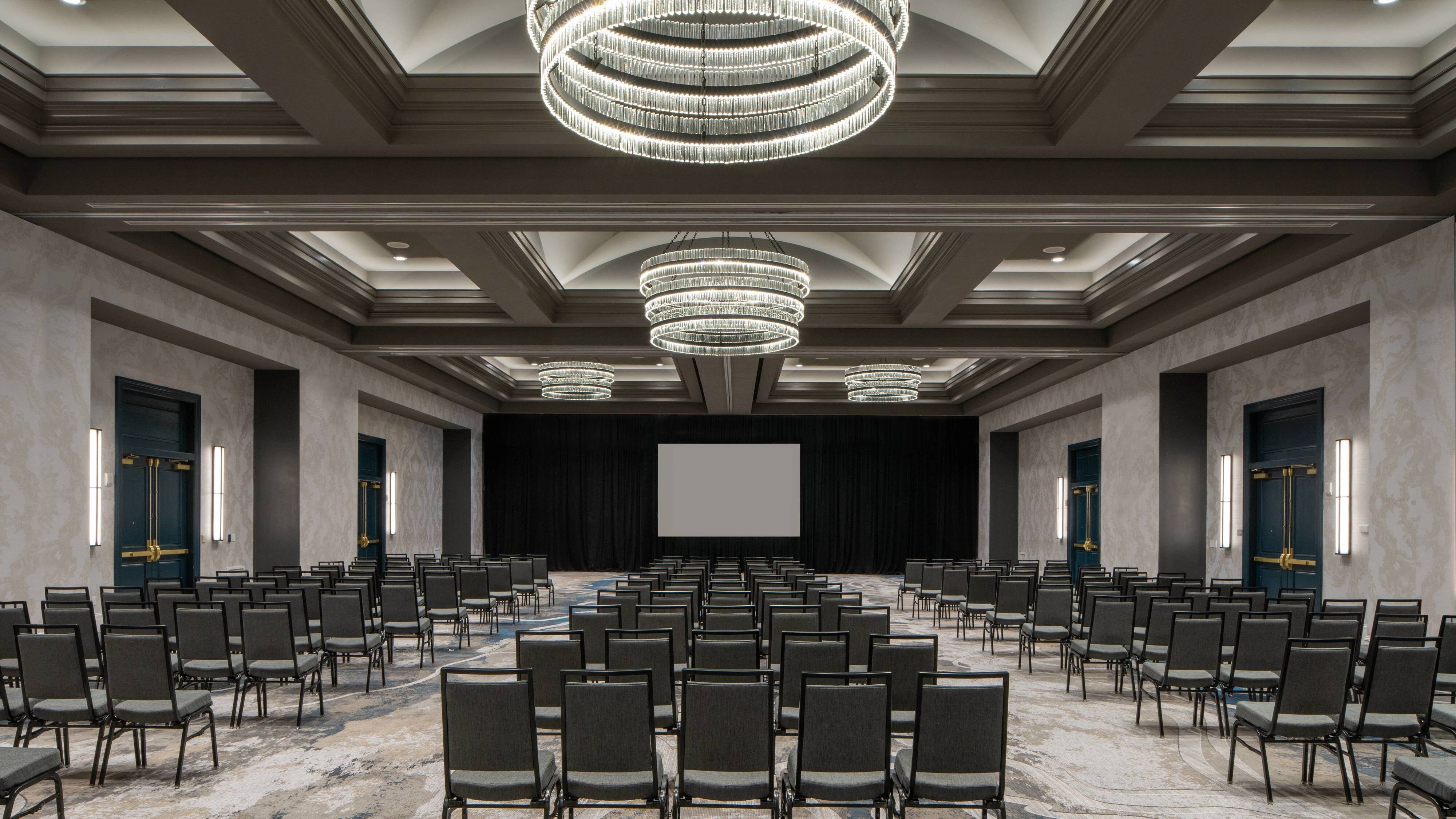 Ballroom classroom set up
