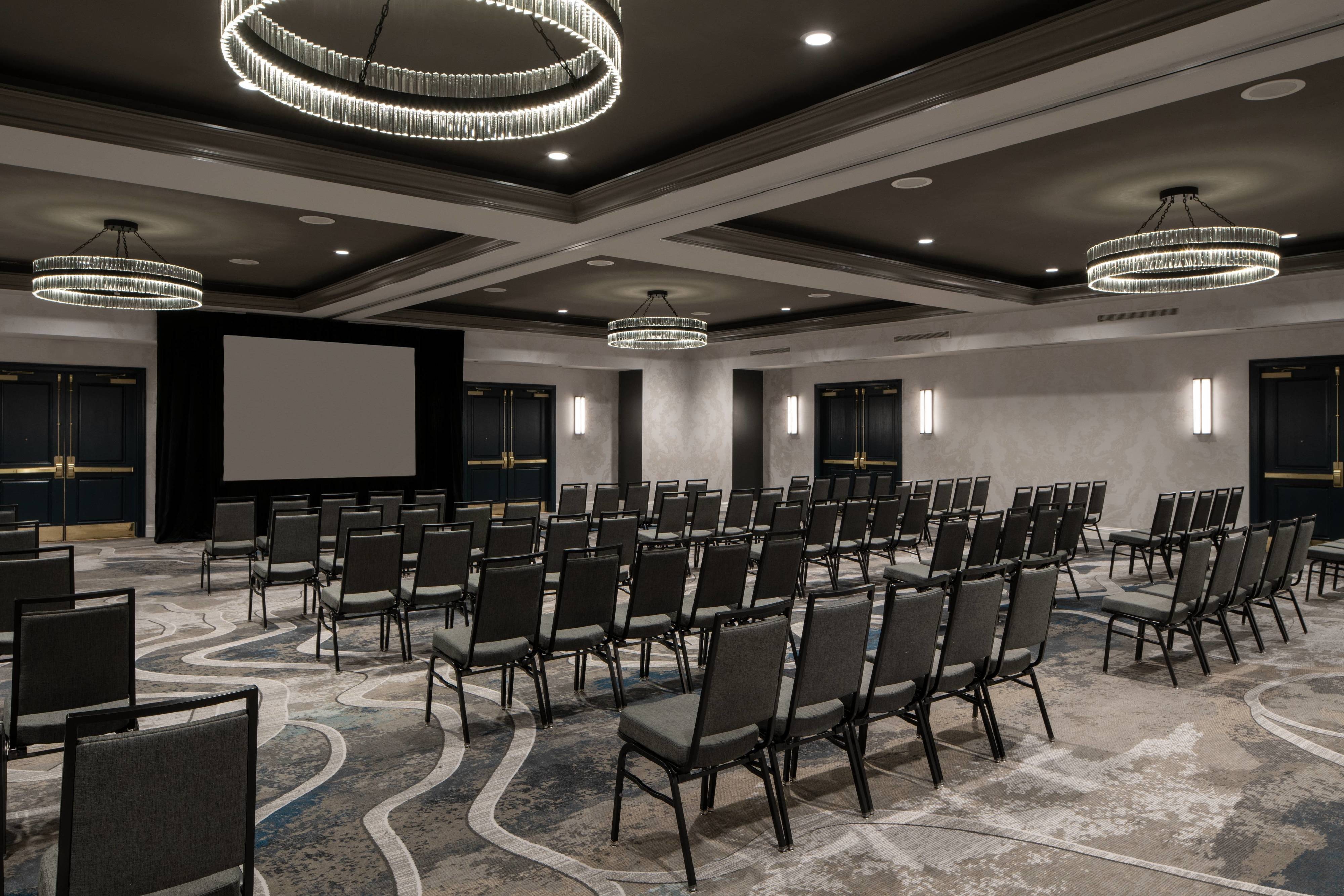 Ballroom classroom setup 