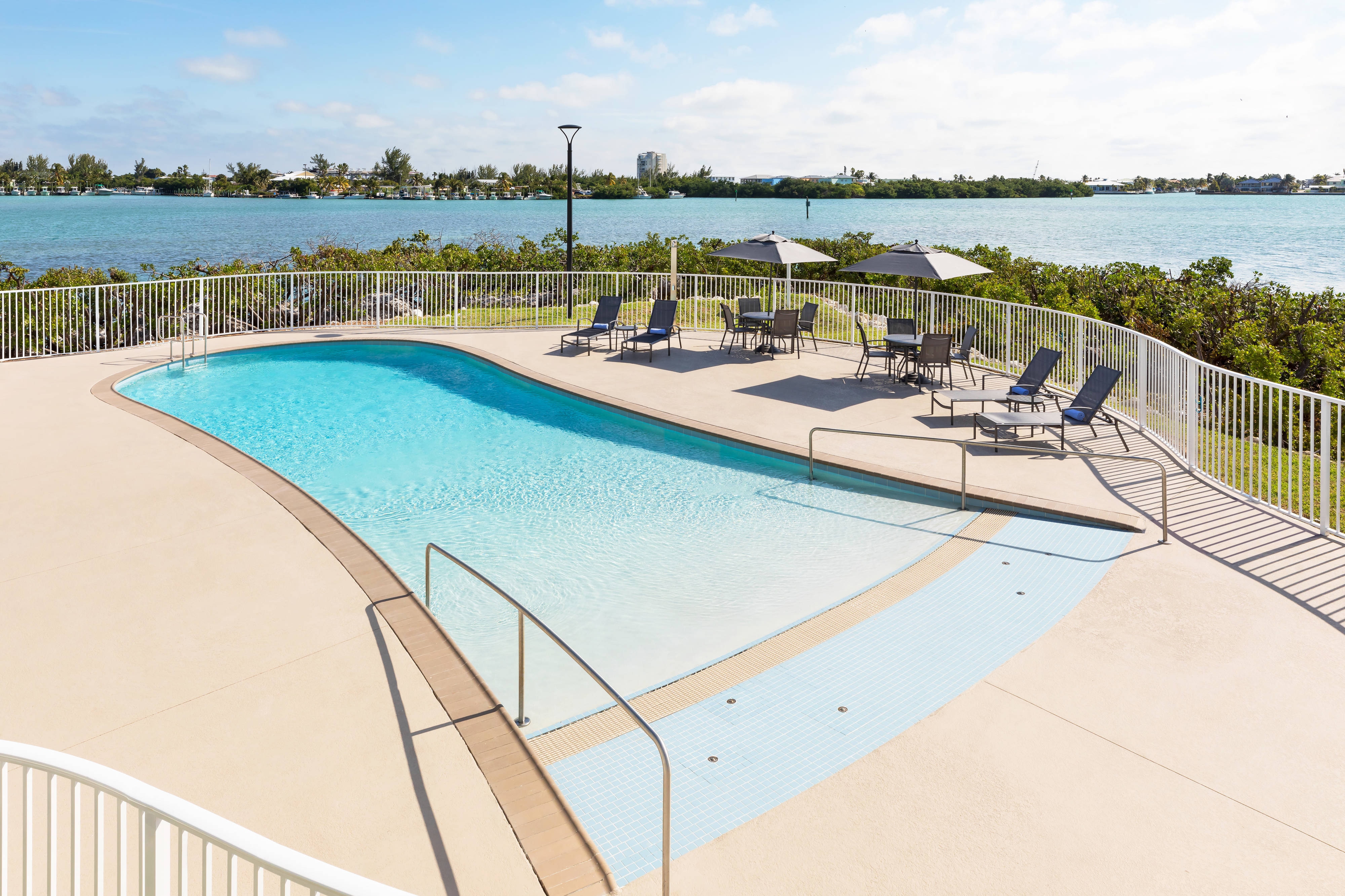 Waterfront pool