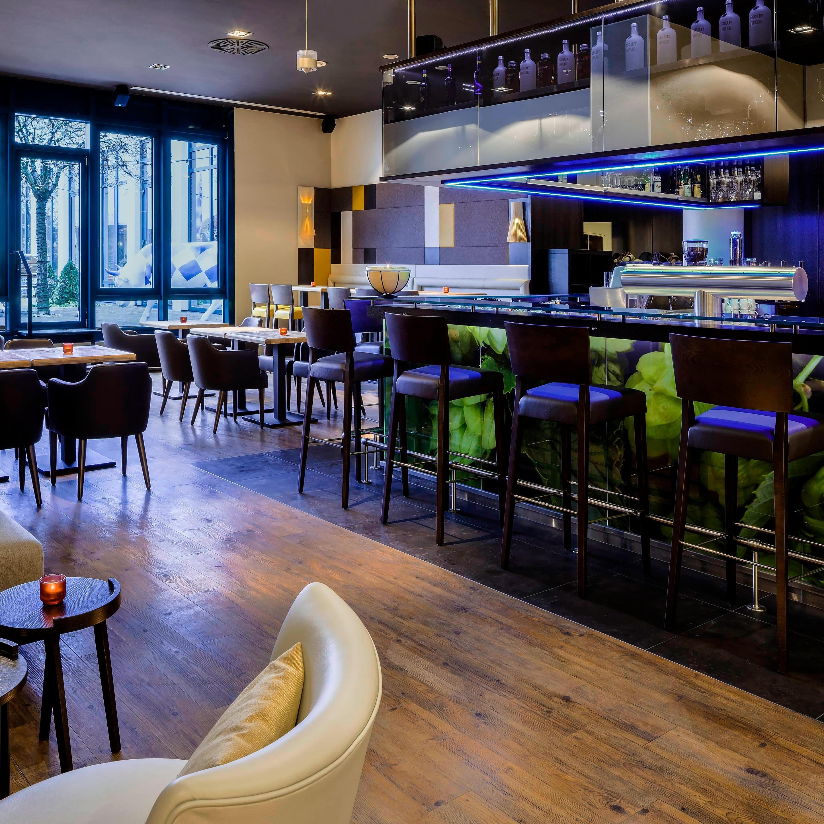 Bar seating area
