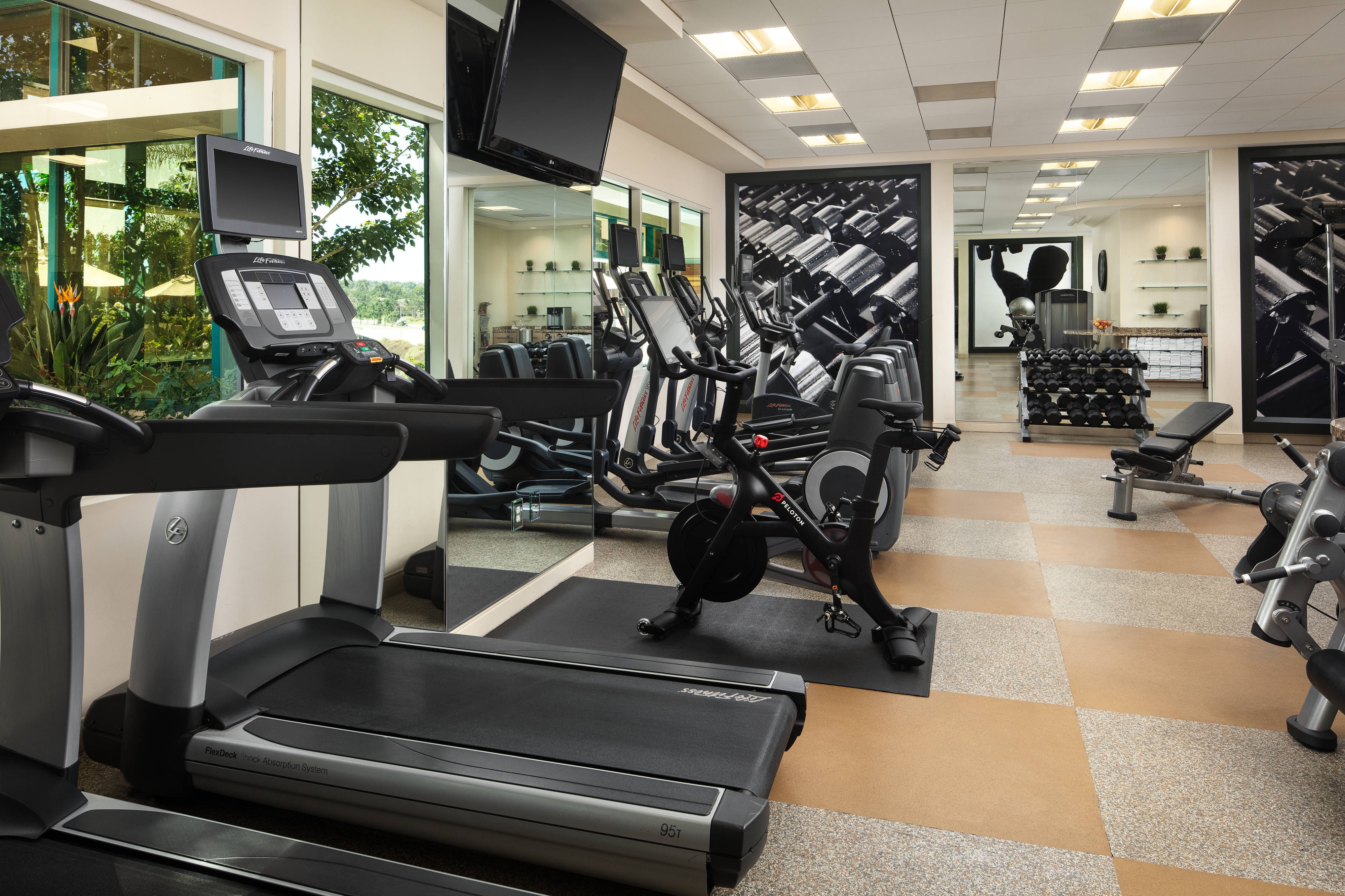 Fitness Center workout equipment