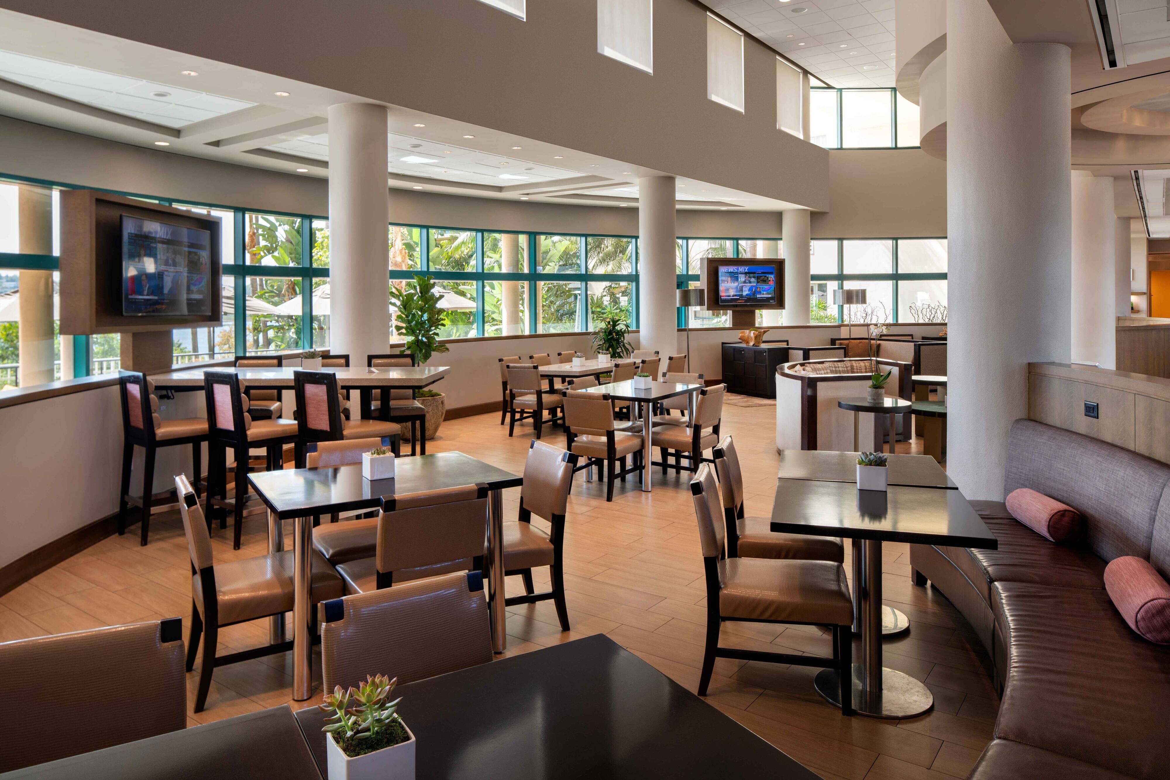 Lobby seating area