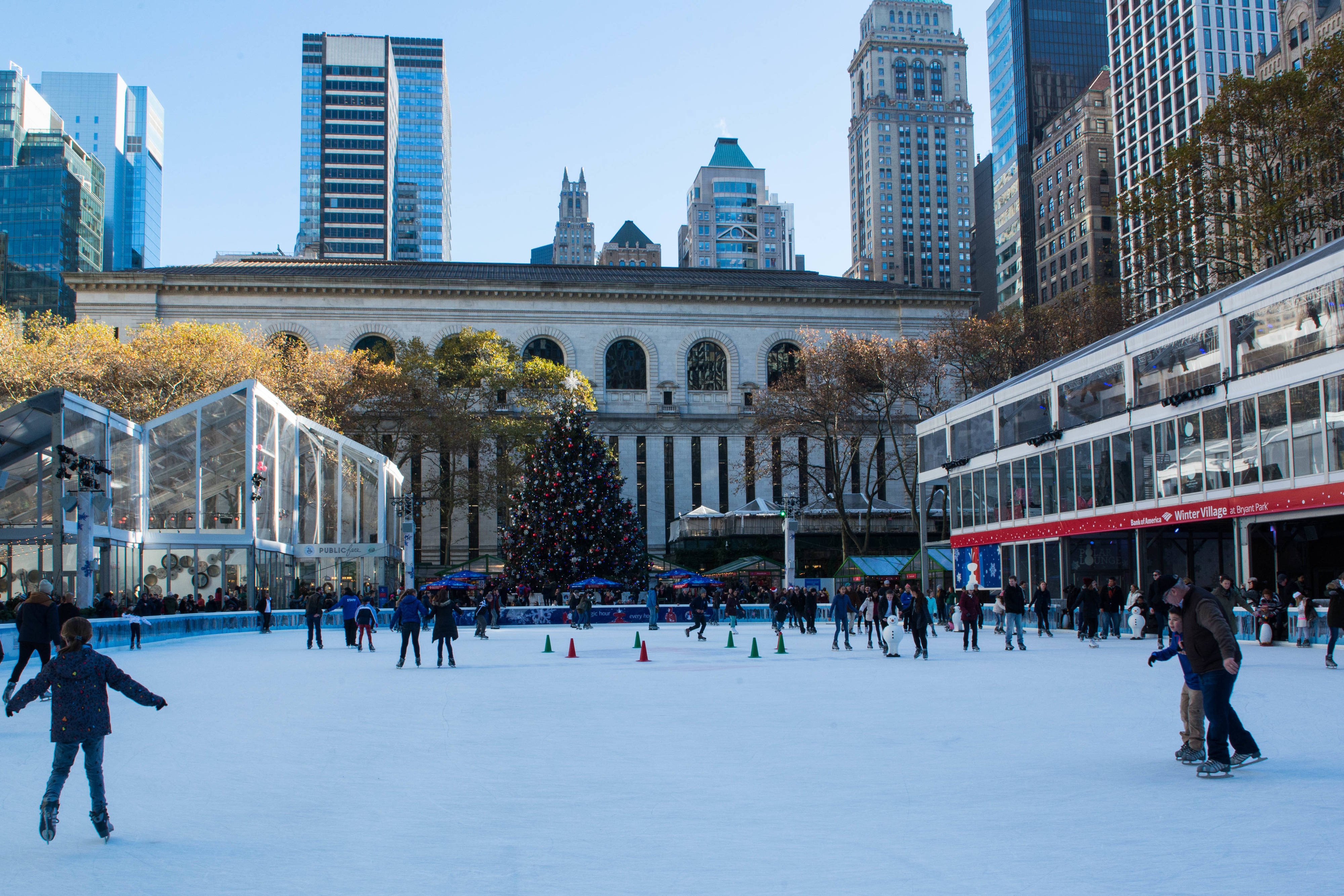 Bryant Park Winter Village Ice Skating