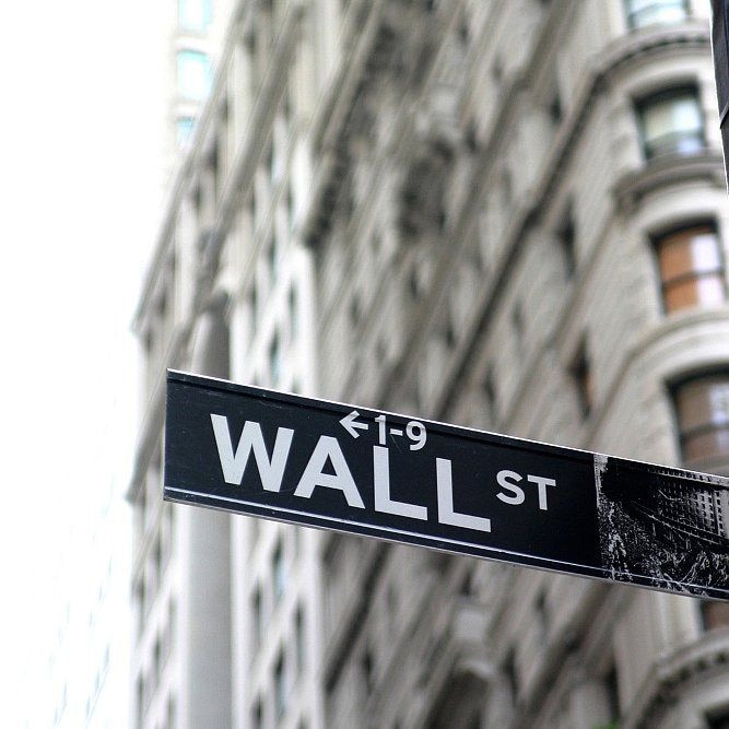 Wall street sign