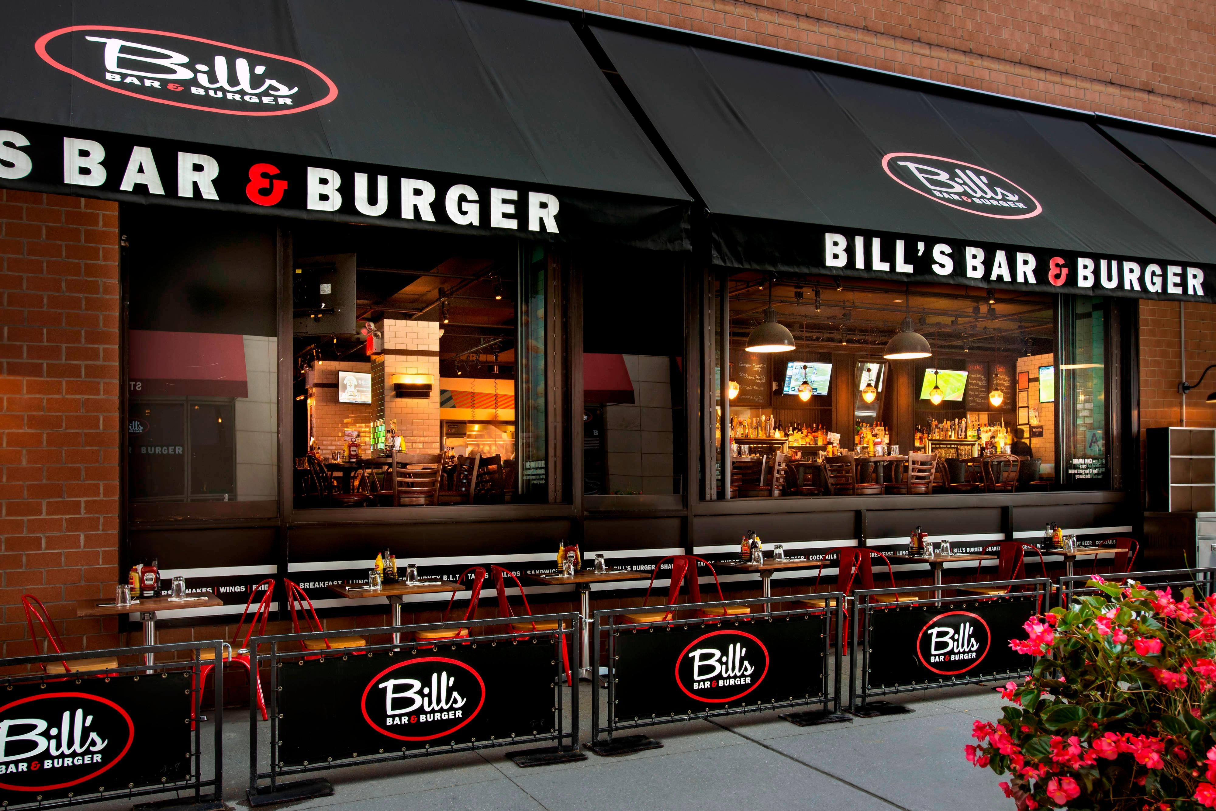Bill's Bar and Burger outdoor seating