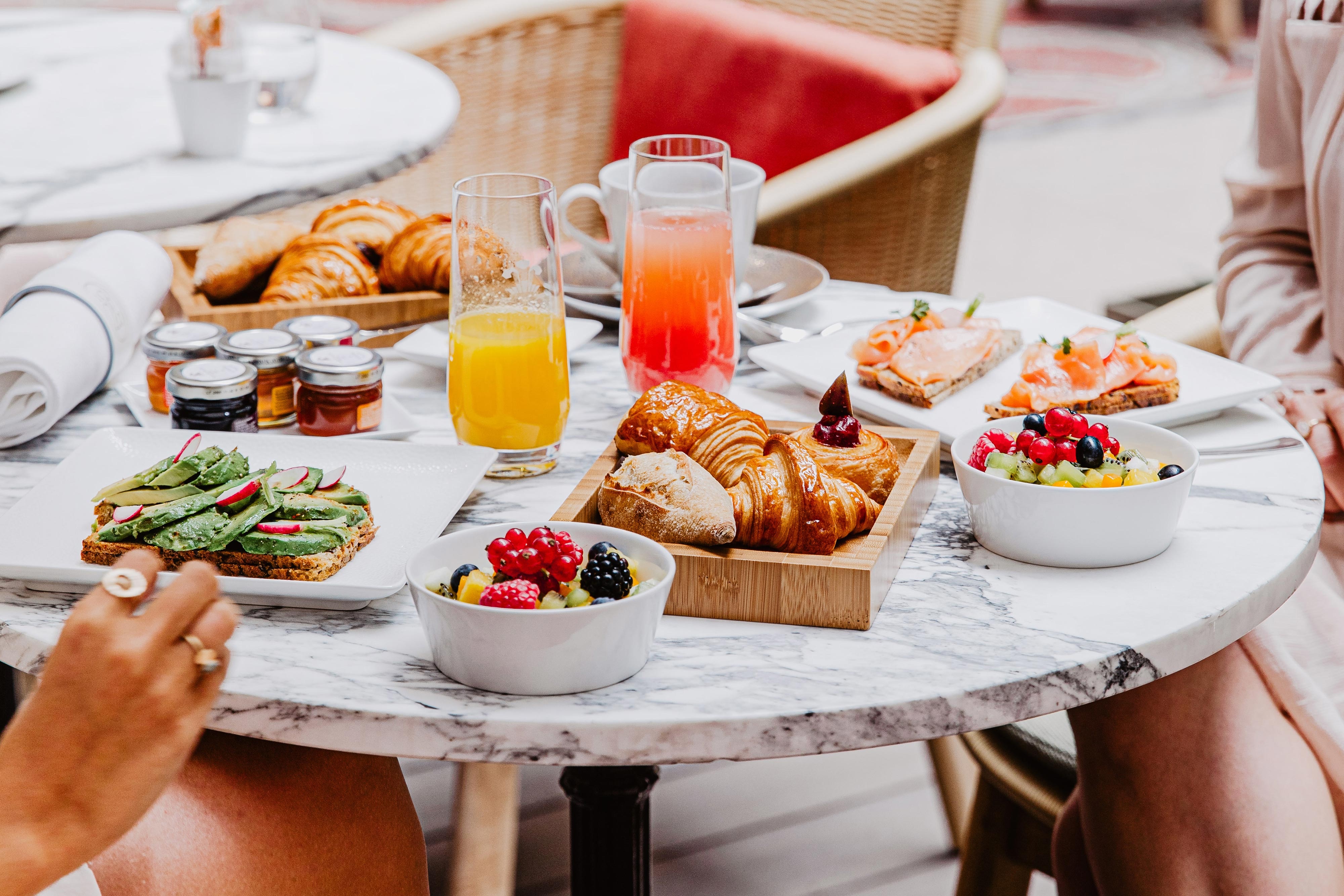 Petit-déjeuner à Le Patio