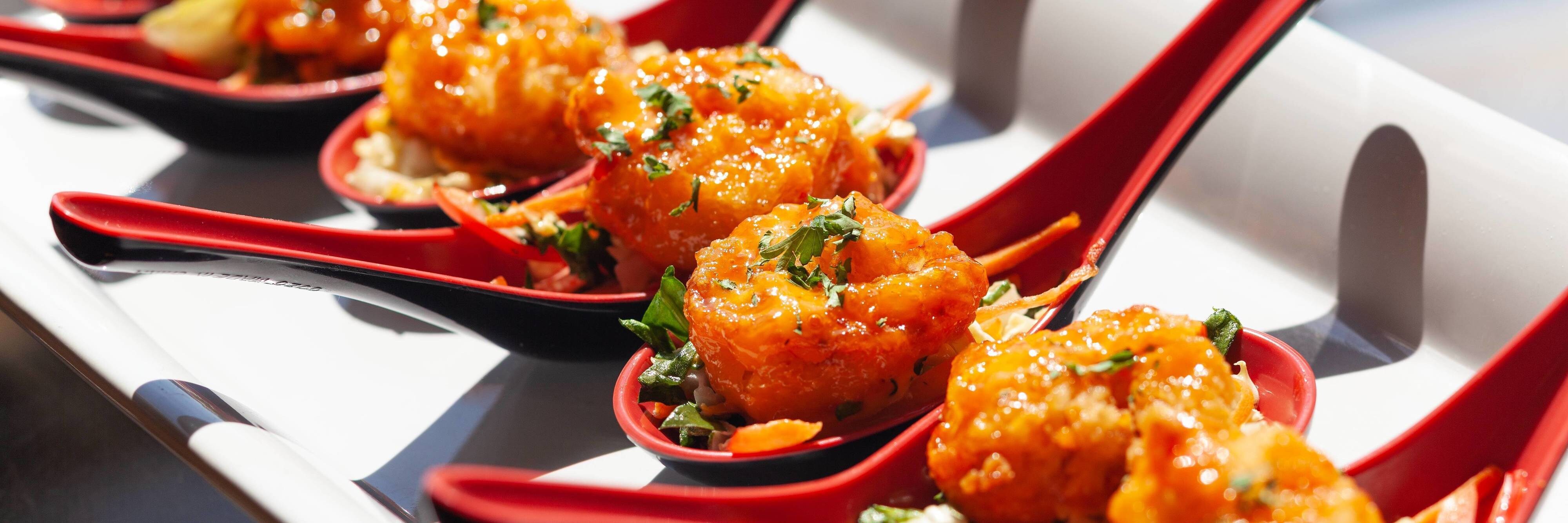 Small shrimp bites