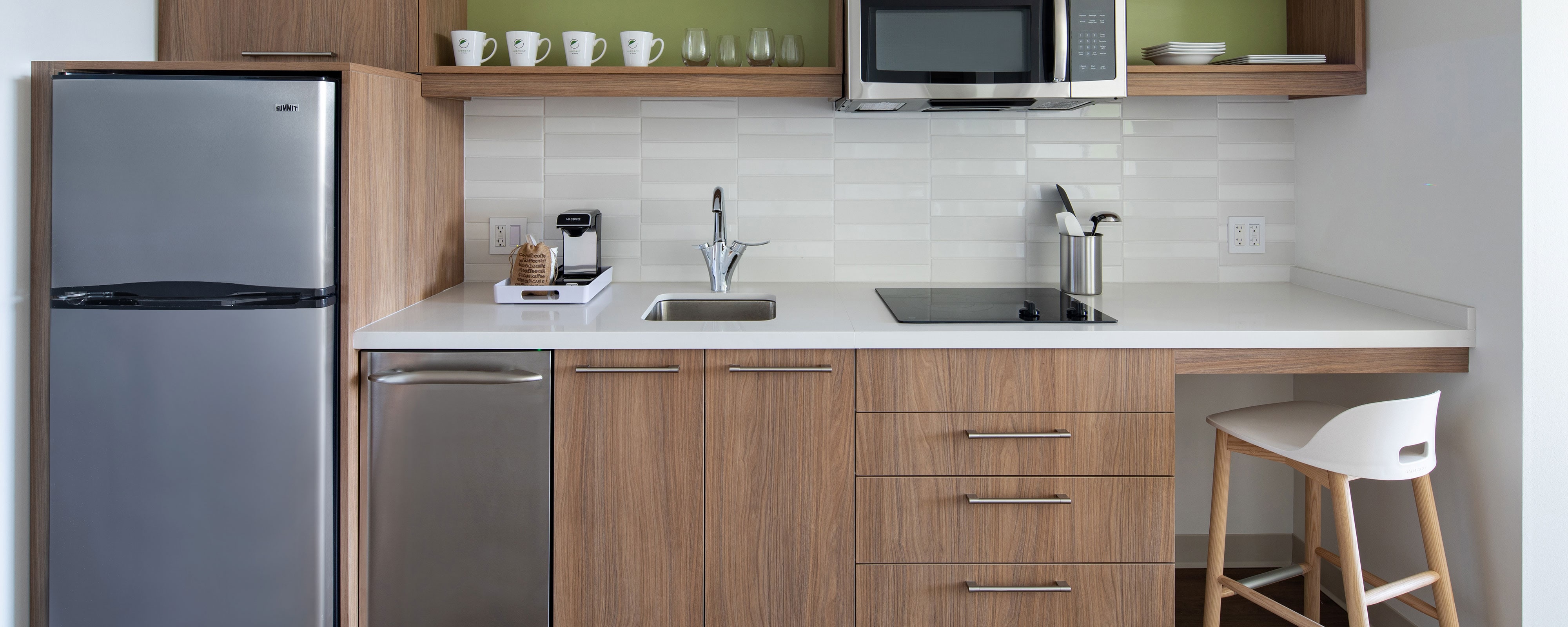 Guest room kitchen