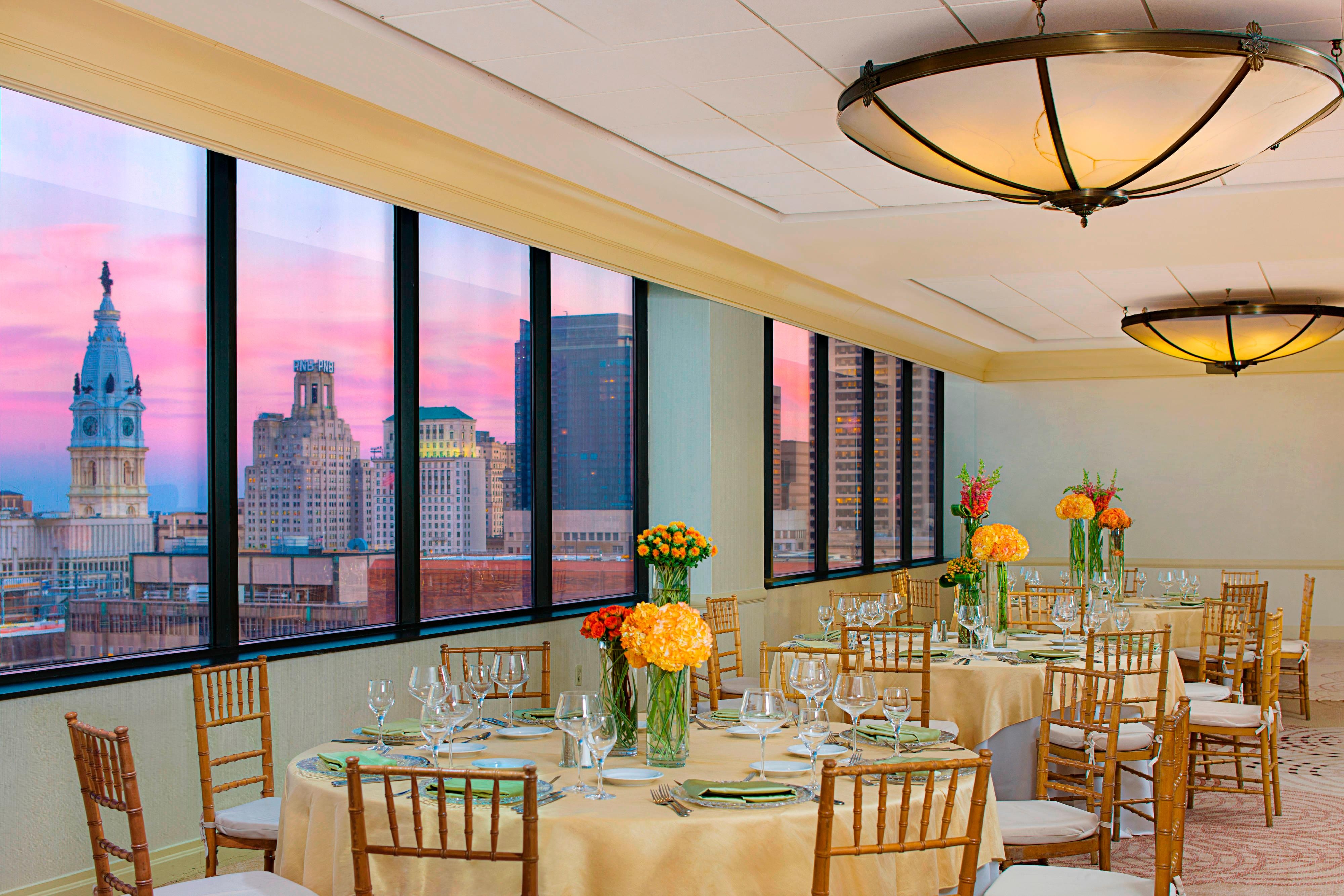 Event space with views of the city