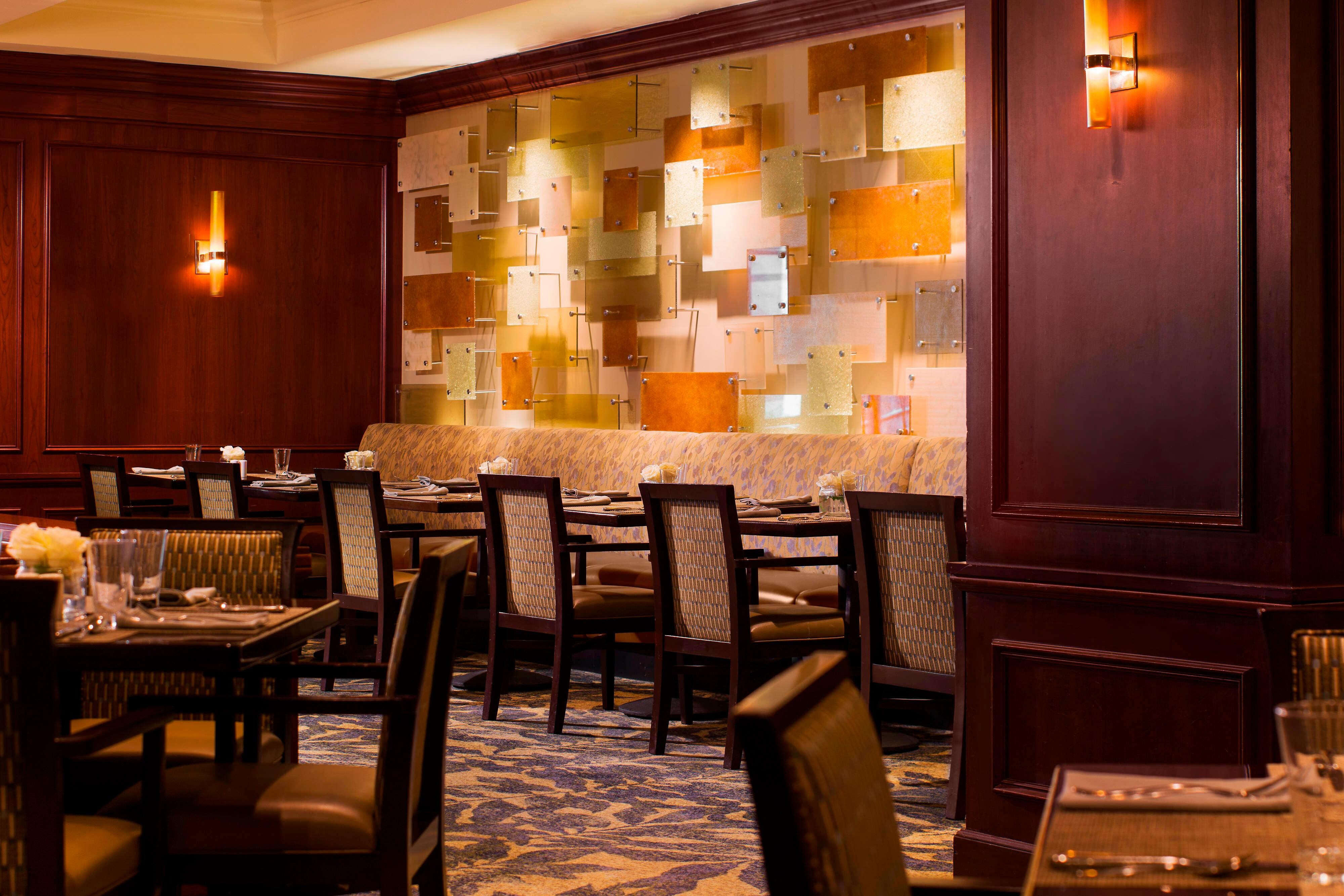 Grille dining seating