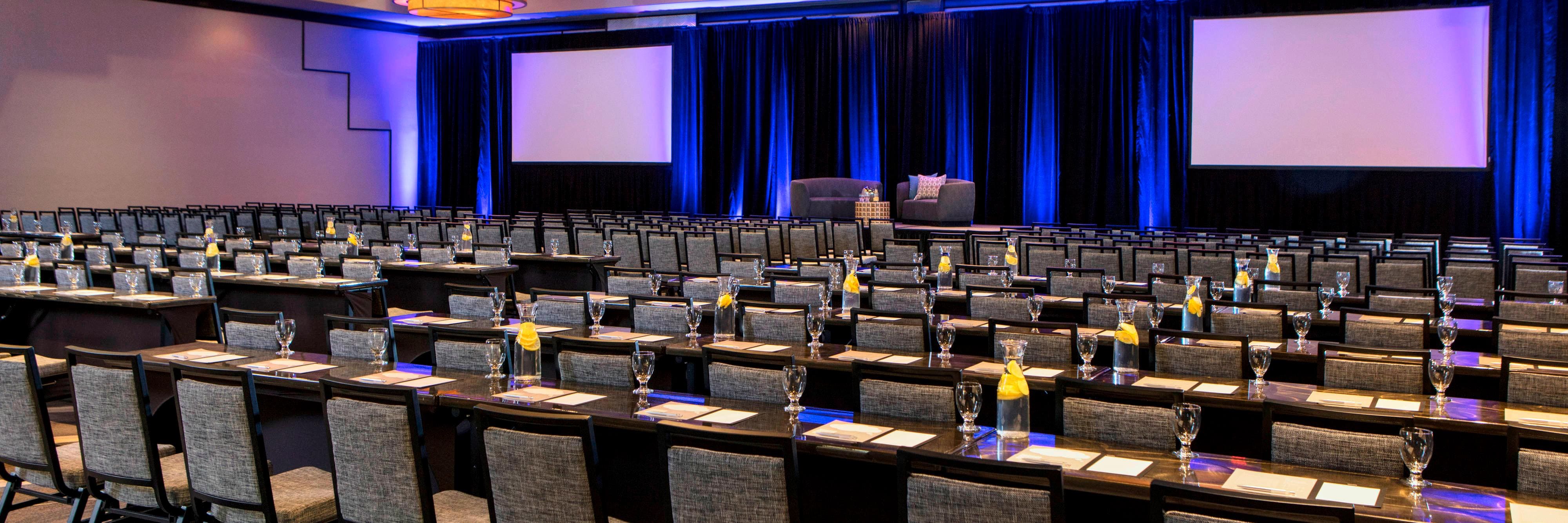 Ballroom theater setup