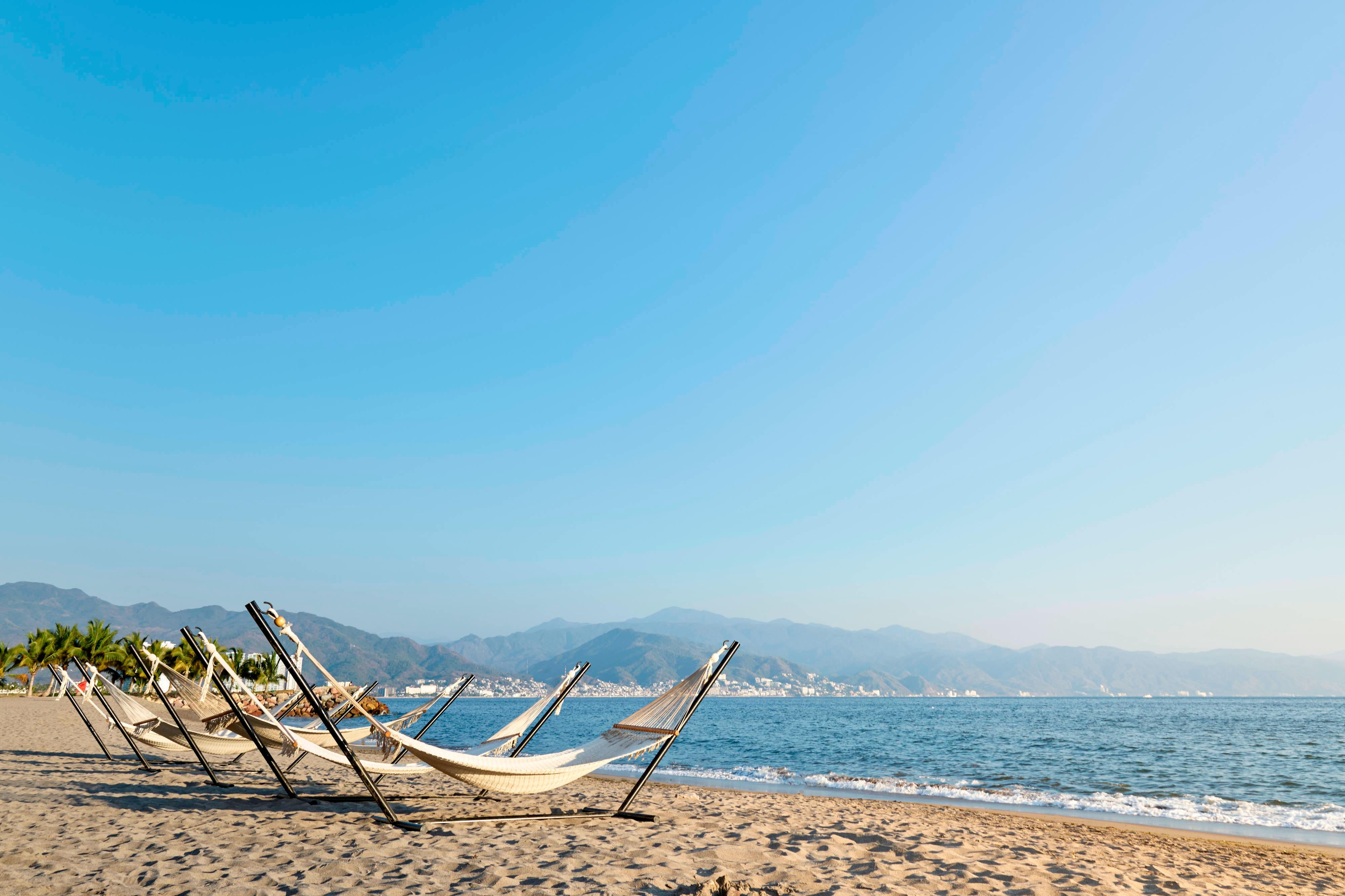 Hammocks on Beach