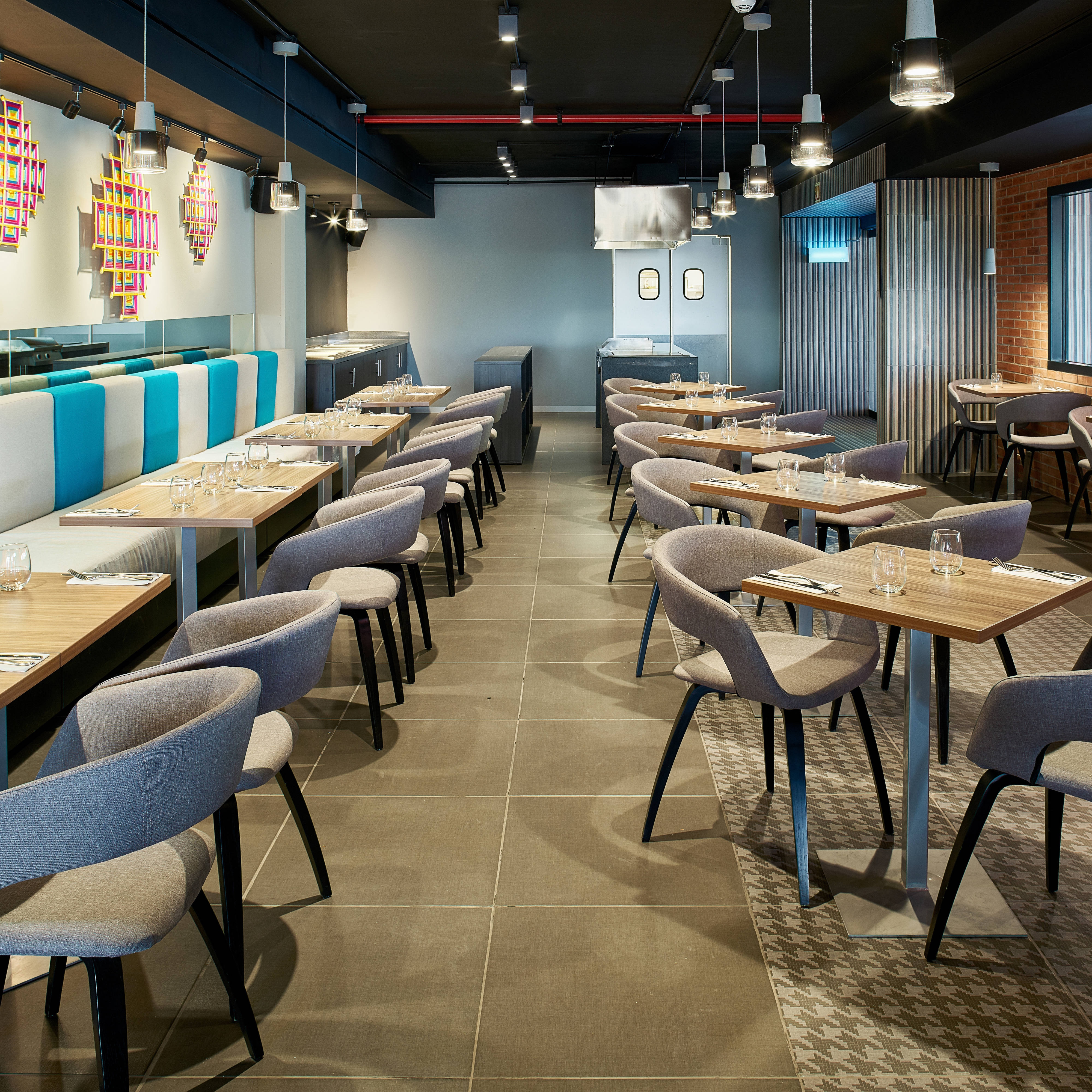 Dining area of Nook restaurant