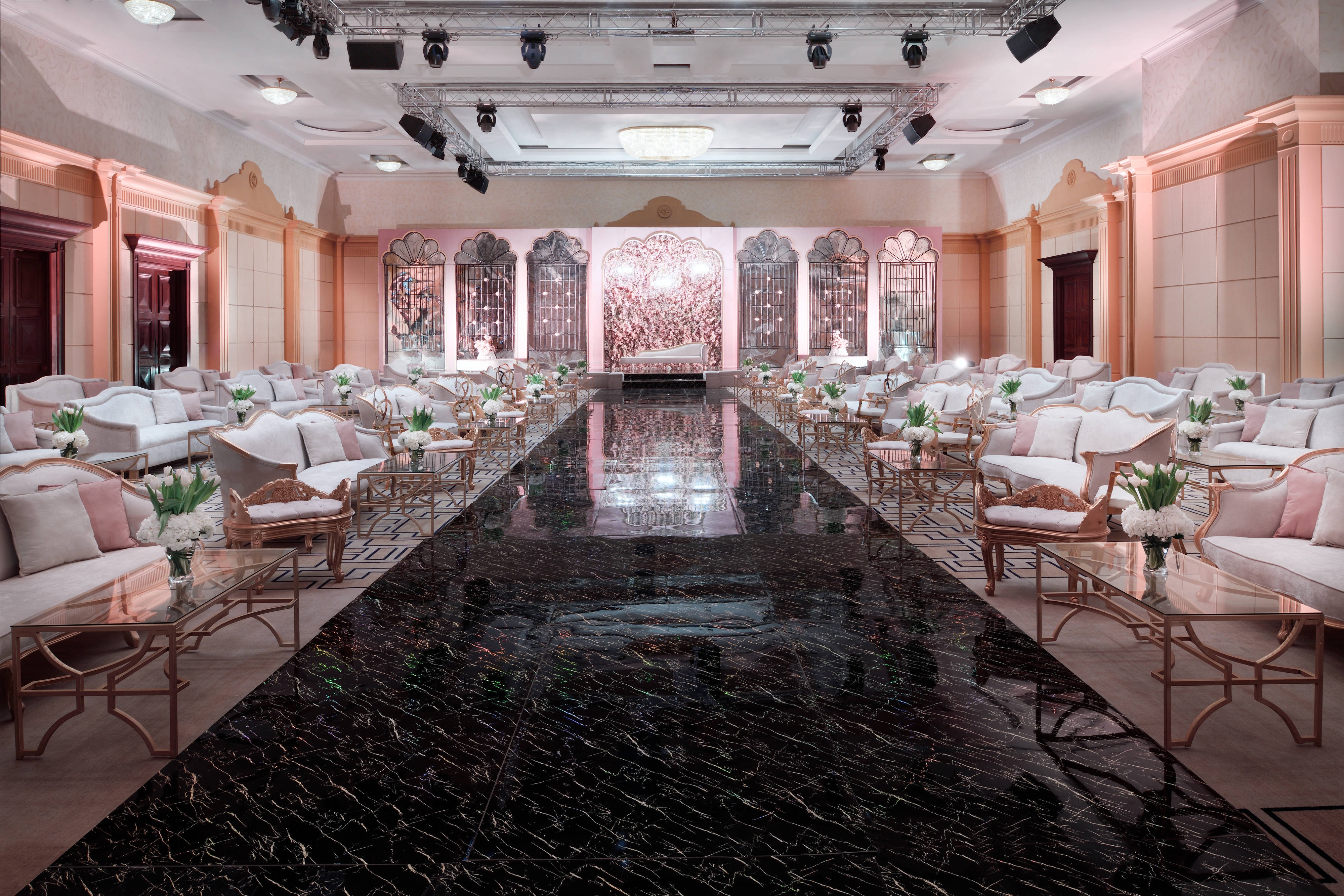 Marriott Convention Center Wedding Setup