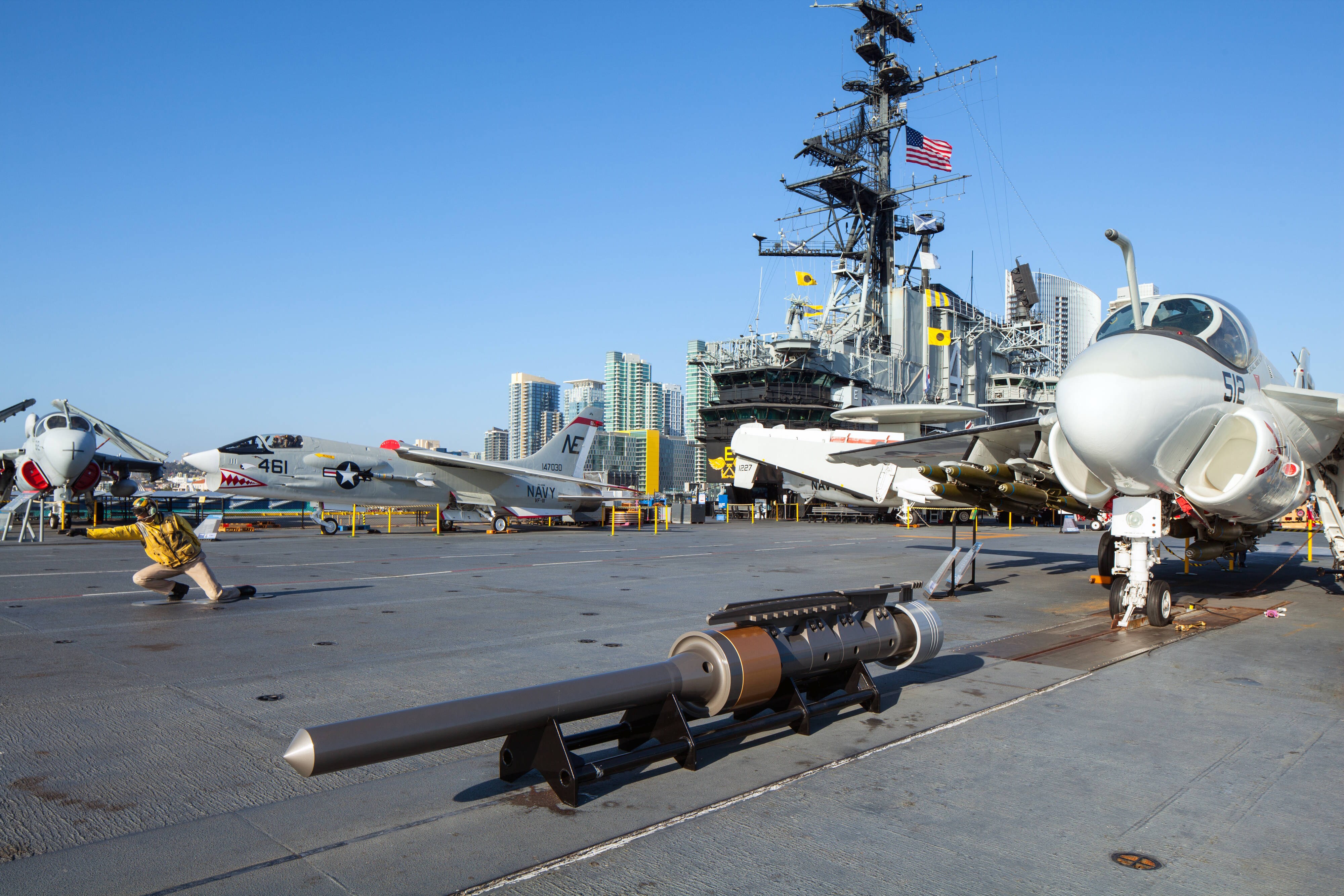 The deck of the USS Midway