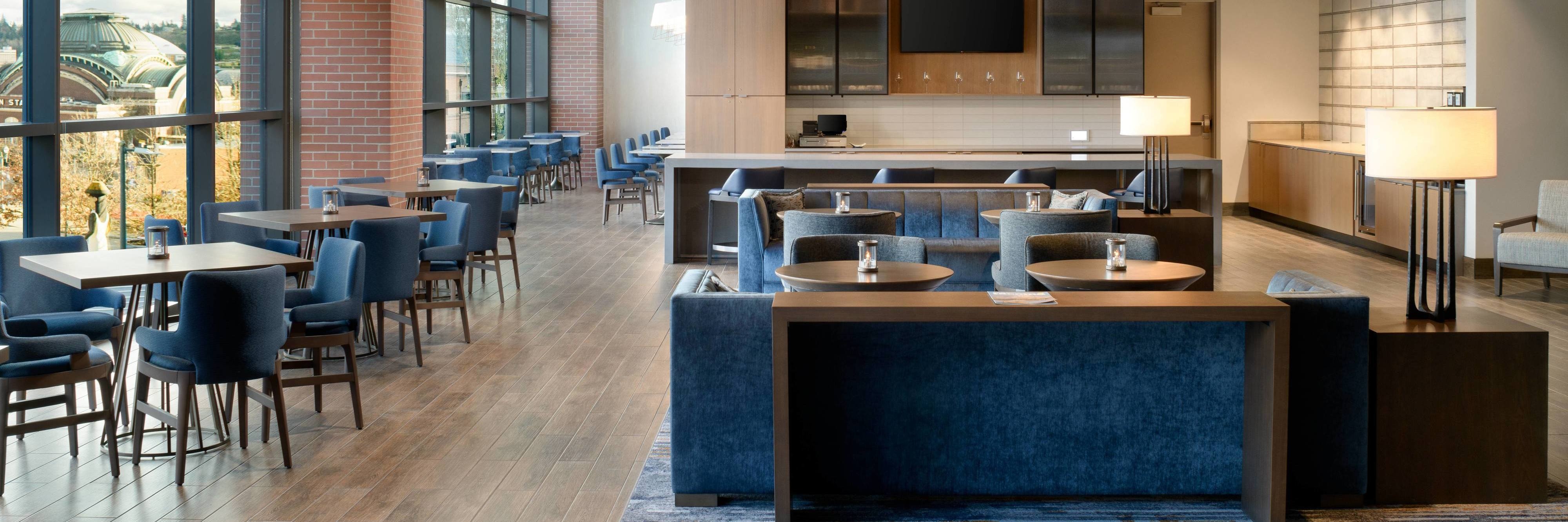 Club lounge seating area