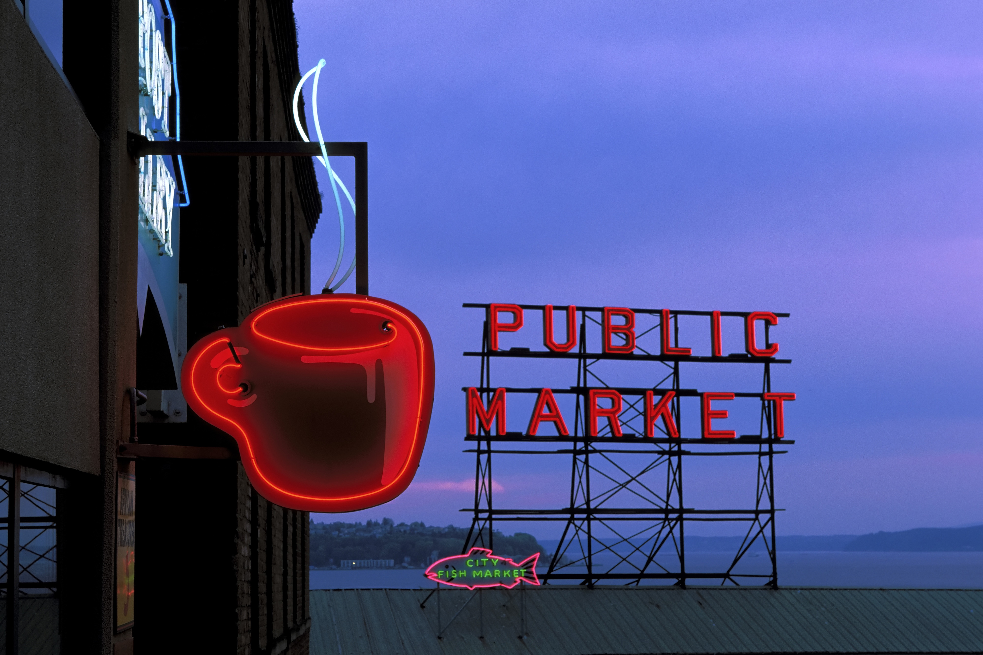 Public market sign