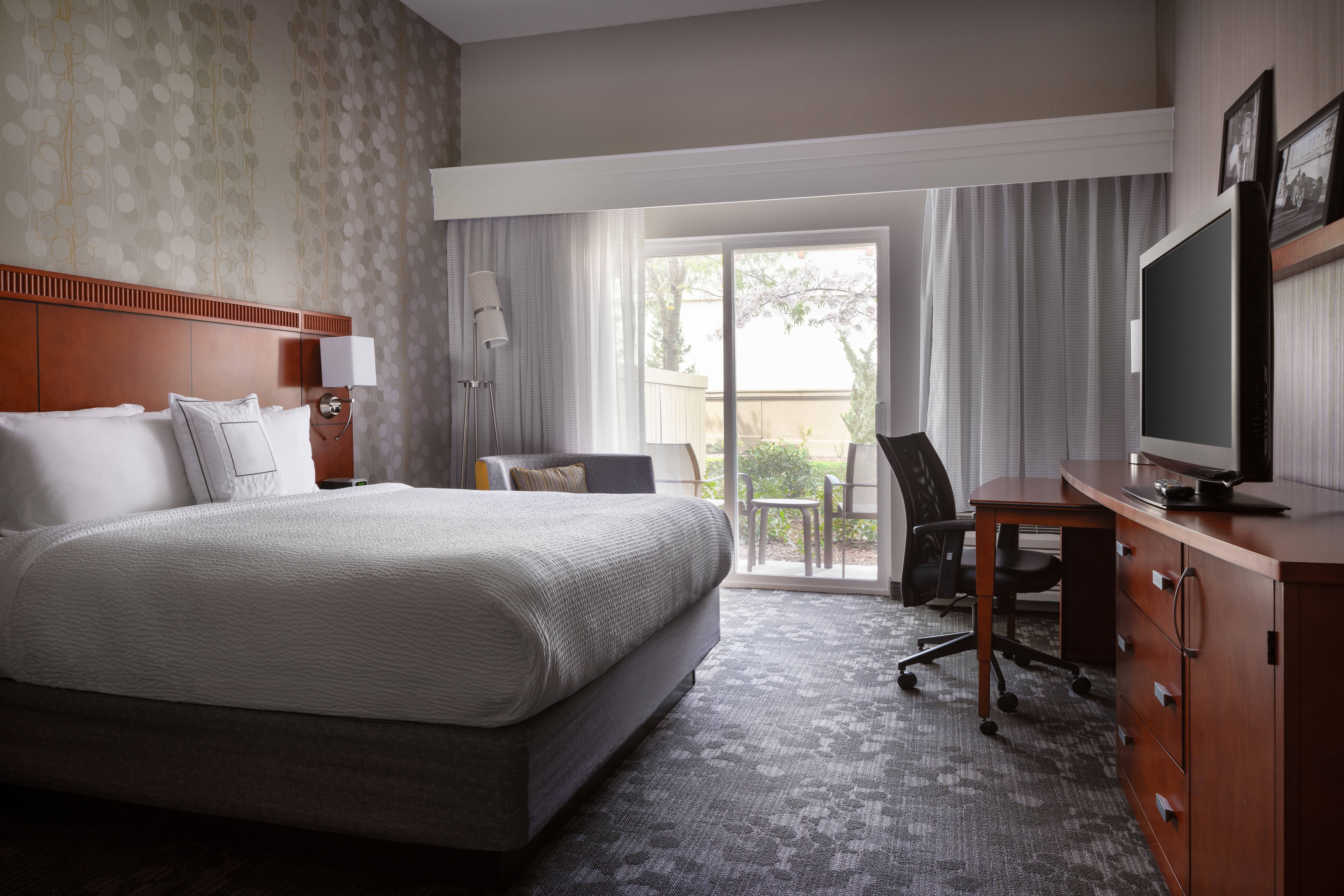 Guest room bed