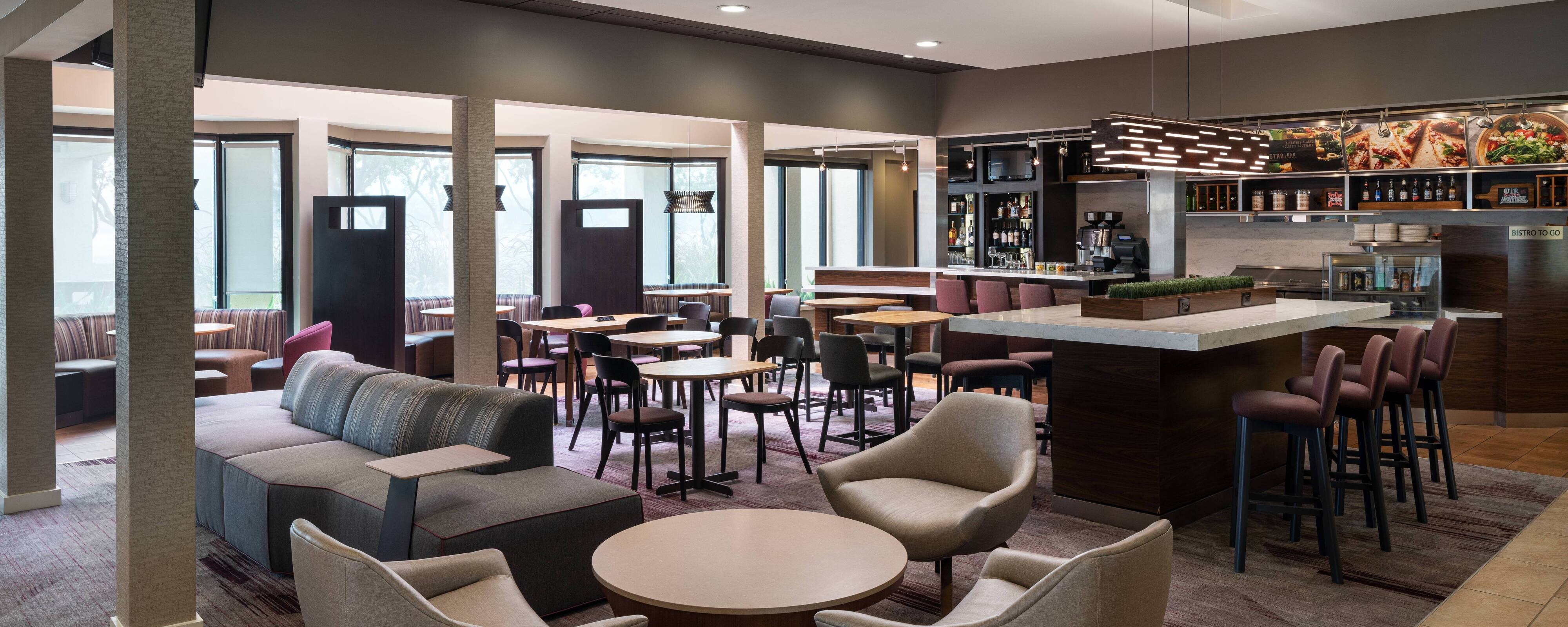 Hotel dining area seating