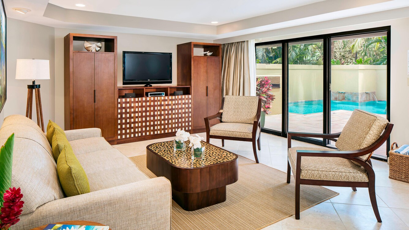 Three-Bedroom Pool Villa - Living Area