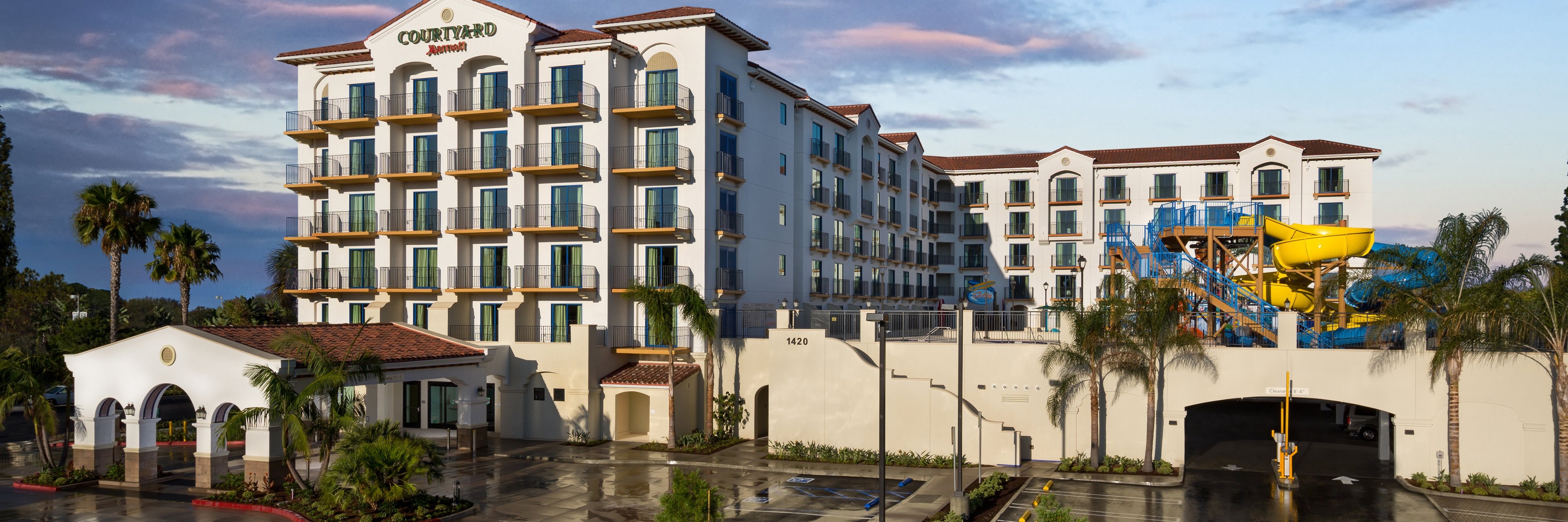 Hotel exterior.