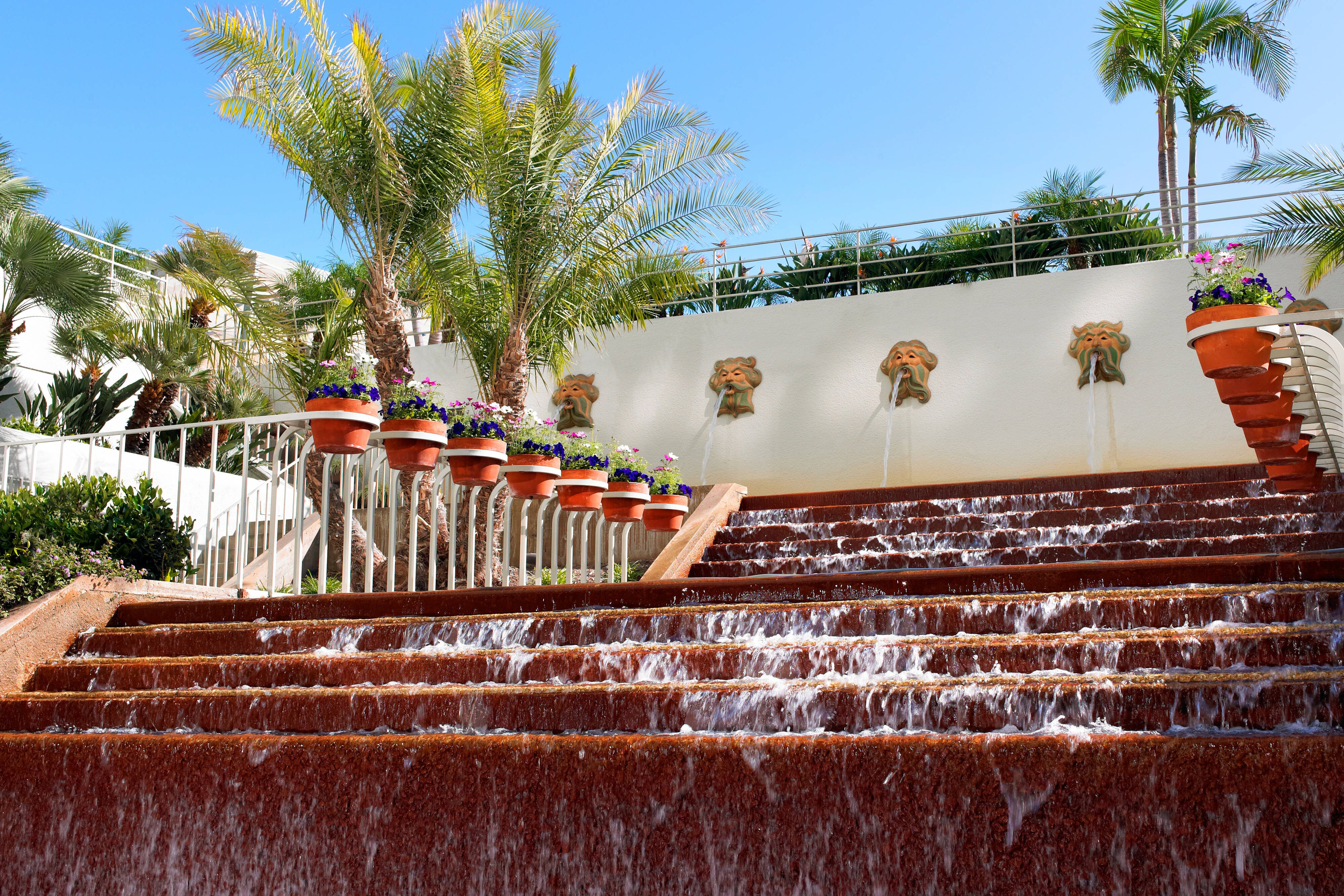 Waterfall terrace