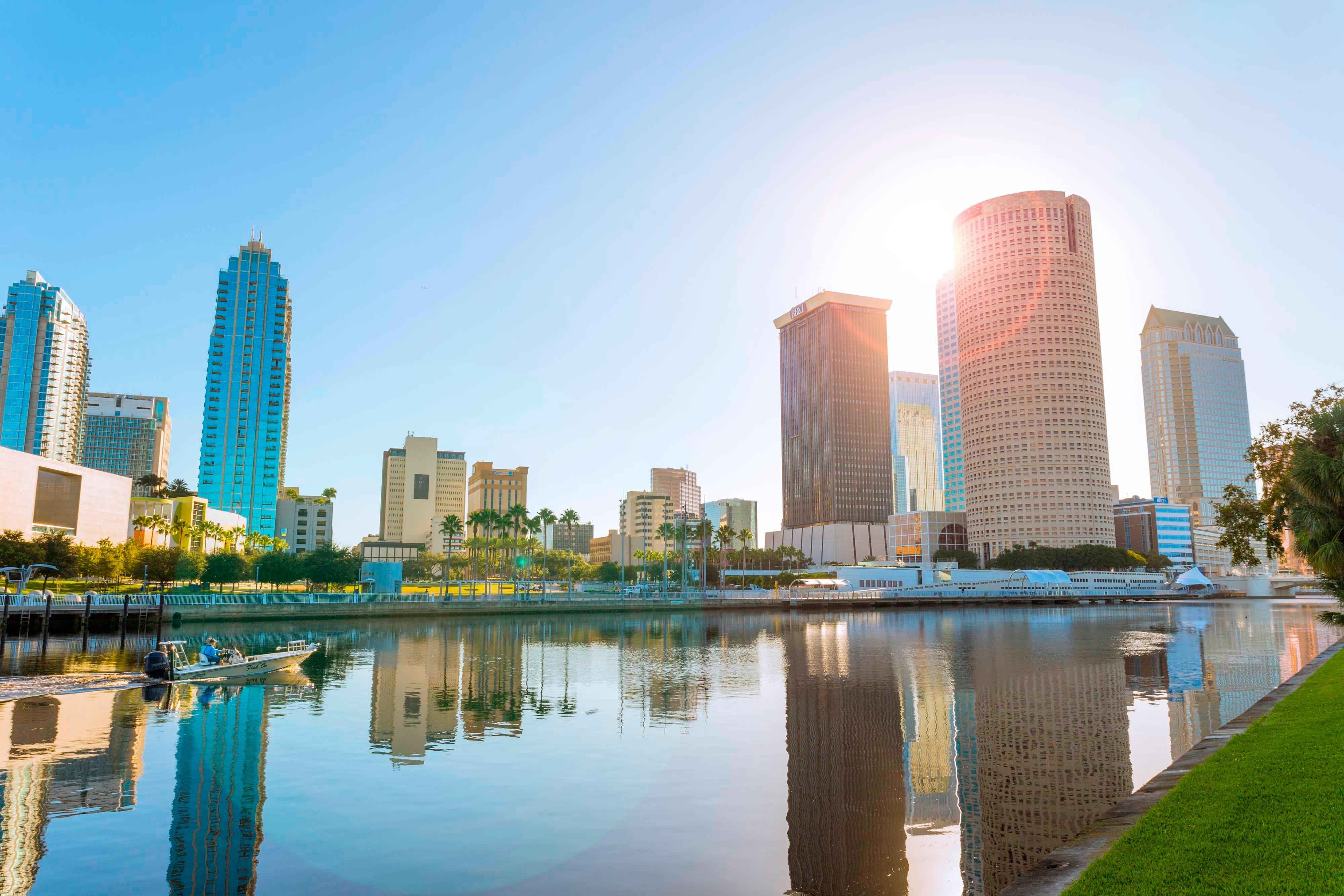 Downtown Tampa skyline daytime