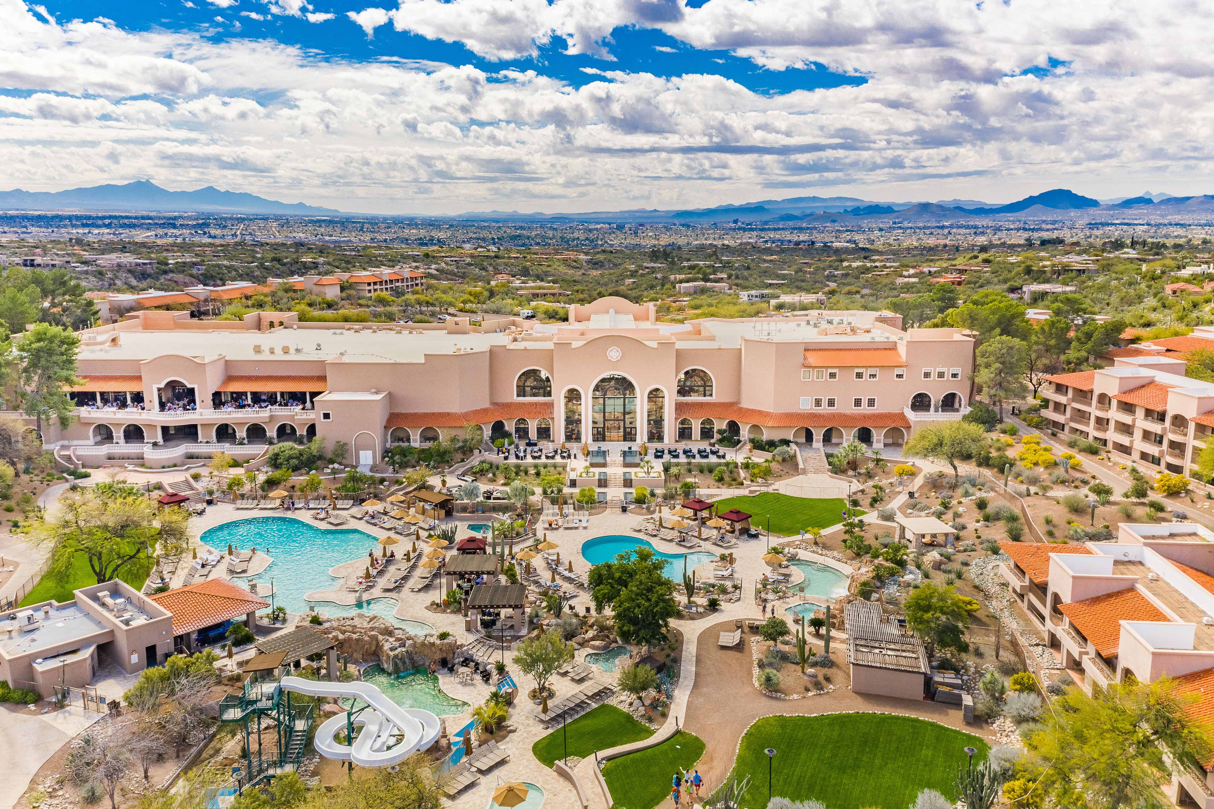 Resort aerial view during daytime