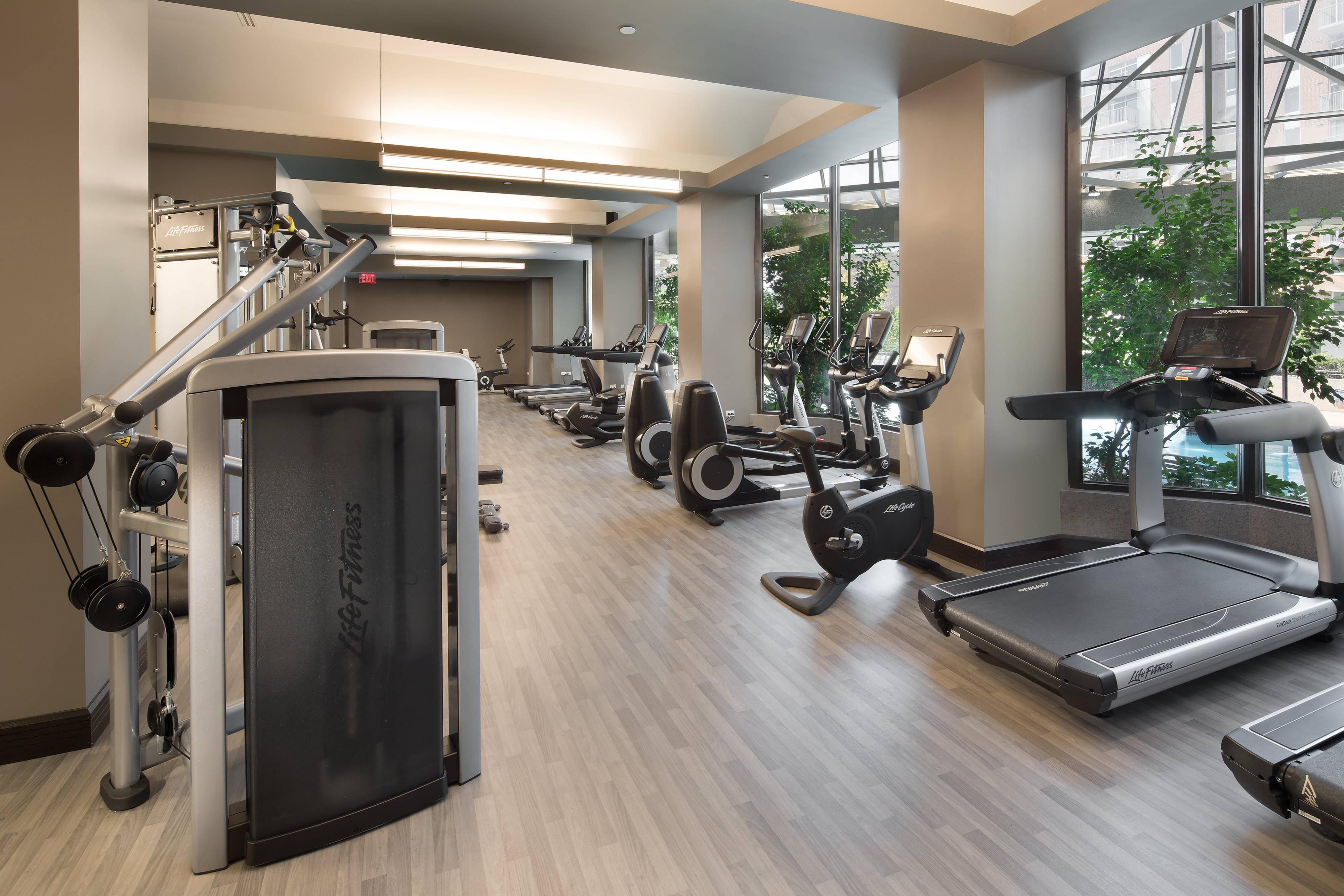 Hotel fitness center