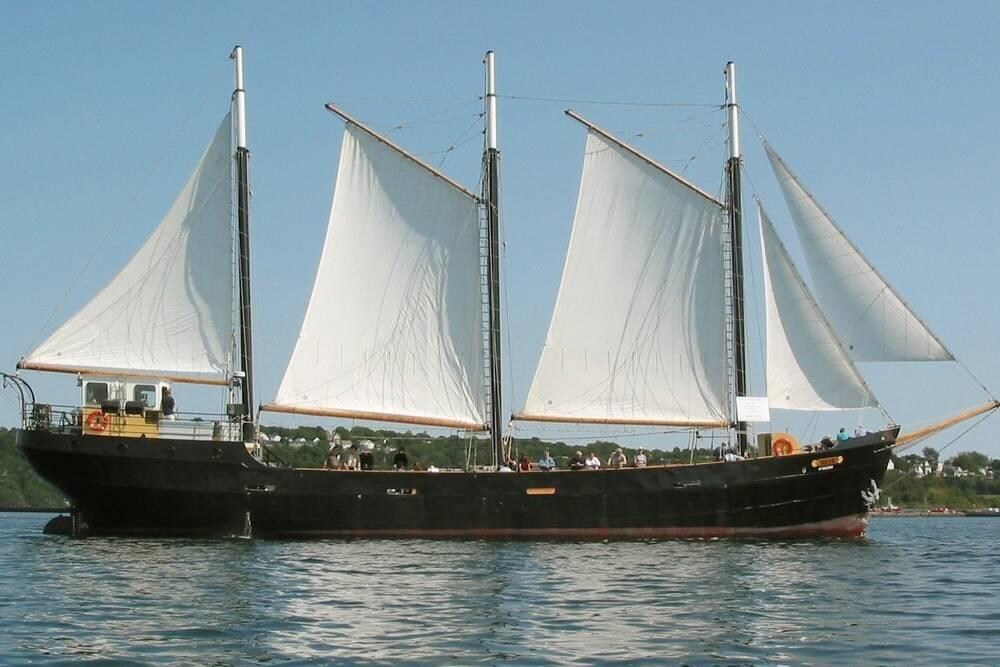 Tall ship on water