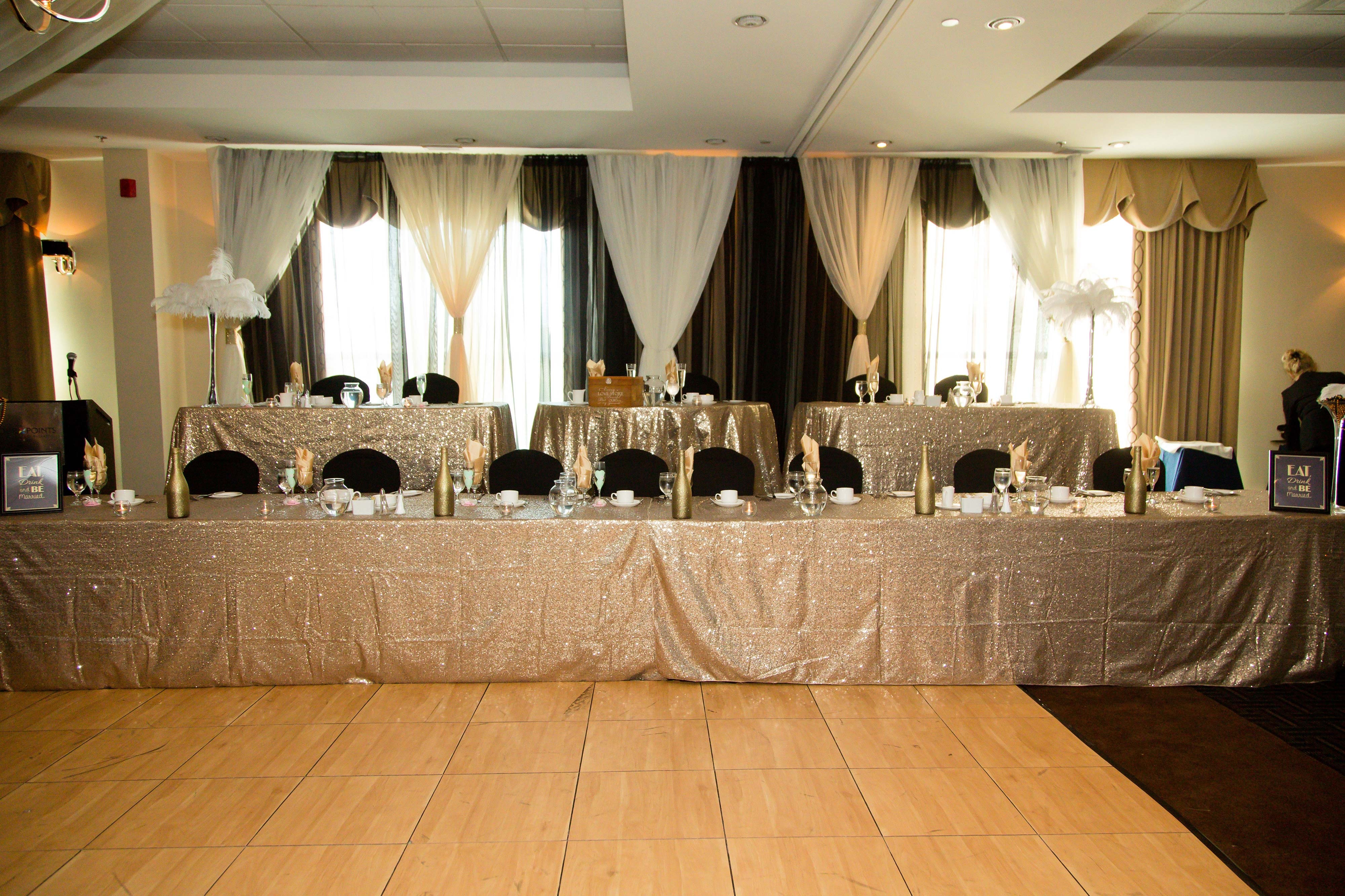 Ballroom wedding reception