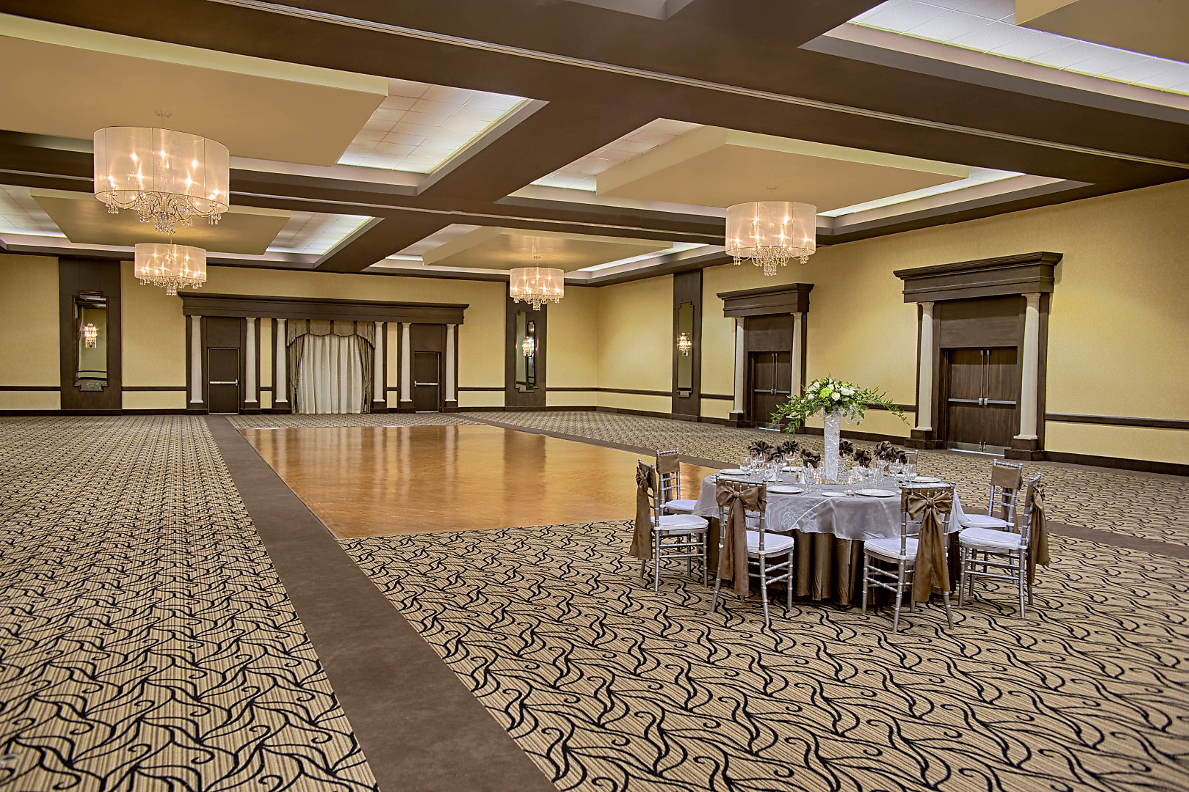 Spacious ballroom