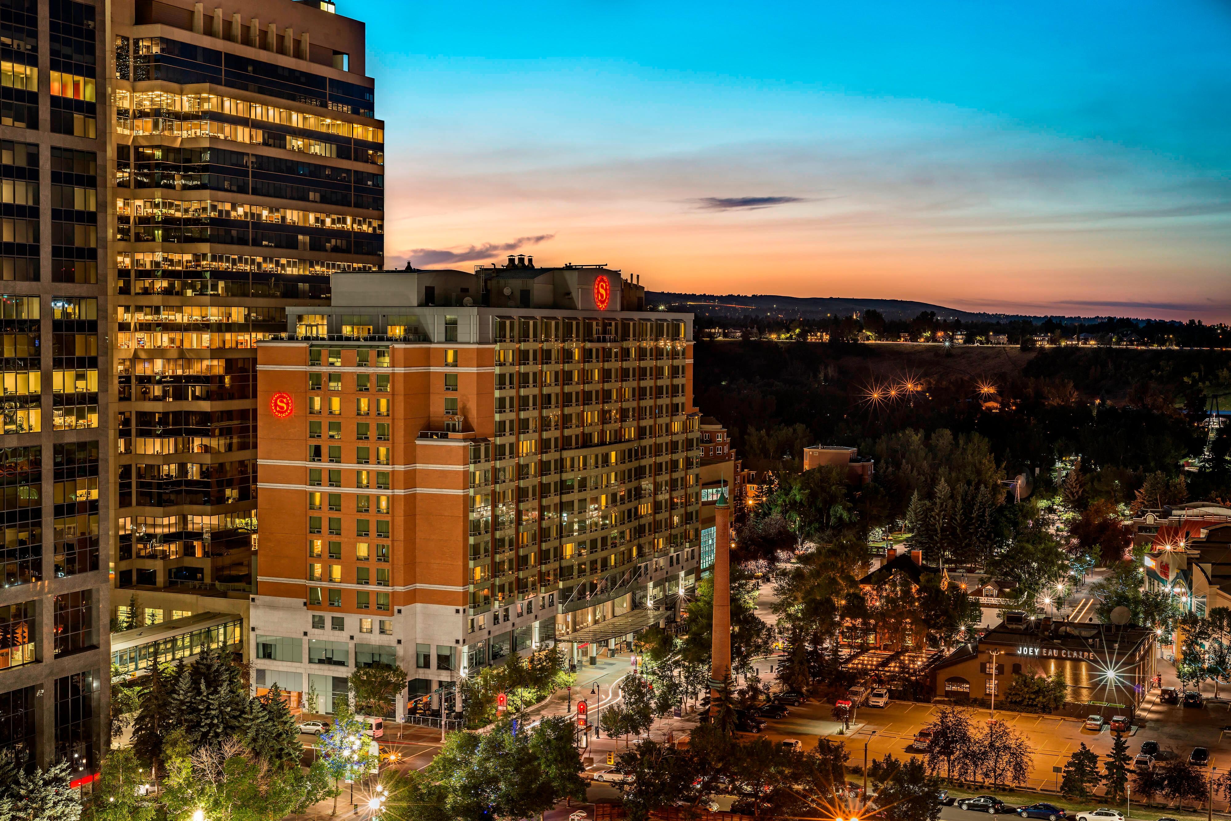 Calgary at dusk