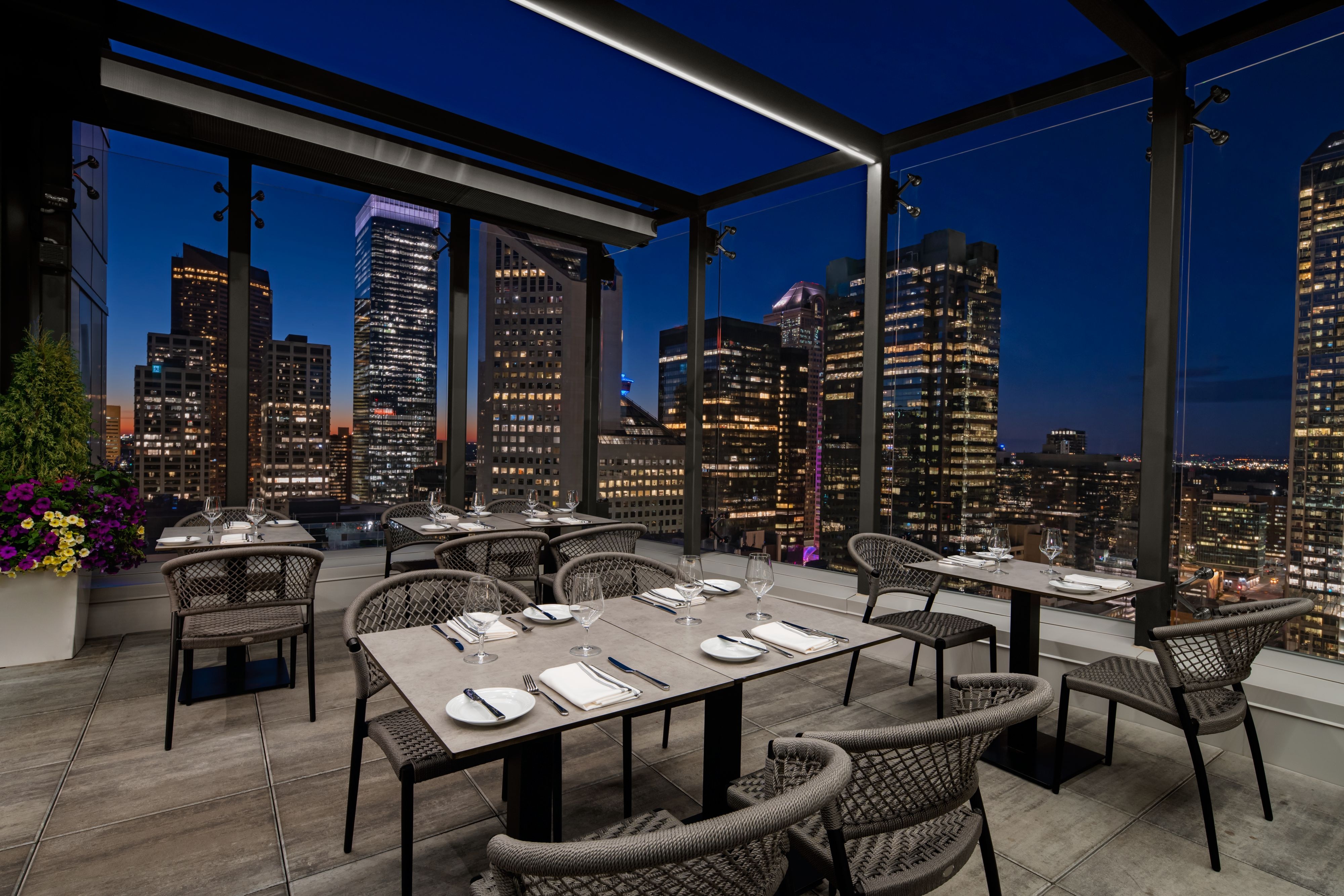 Rooftop restaurant