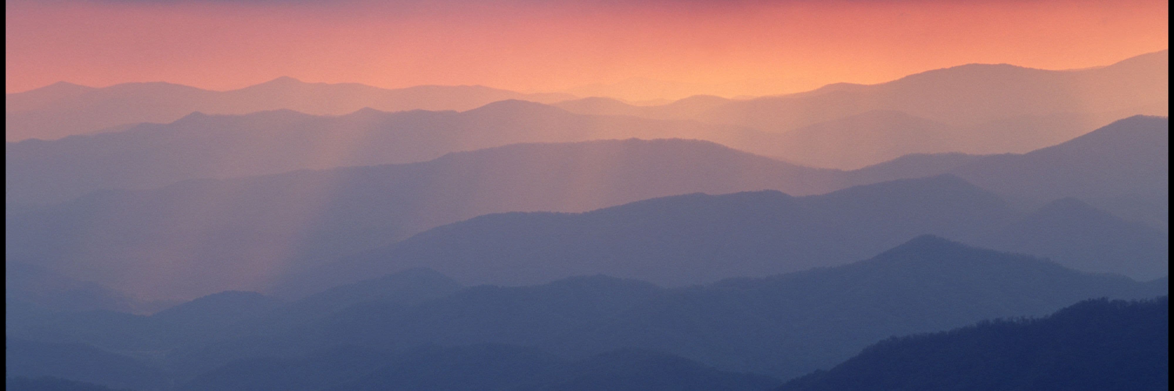 Mountains at sunset