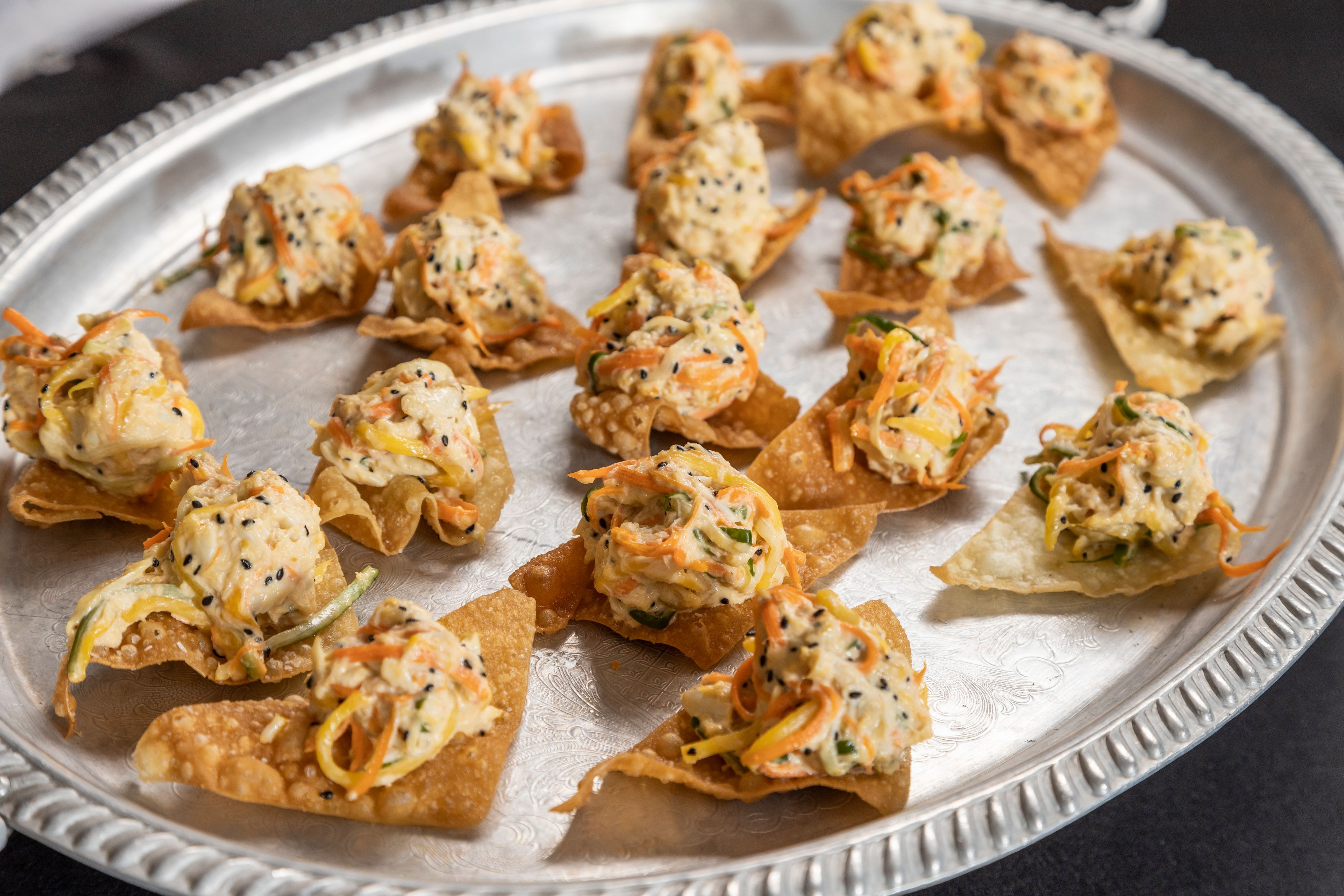 Plate of appetizers