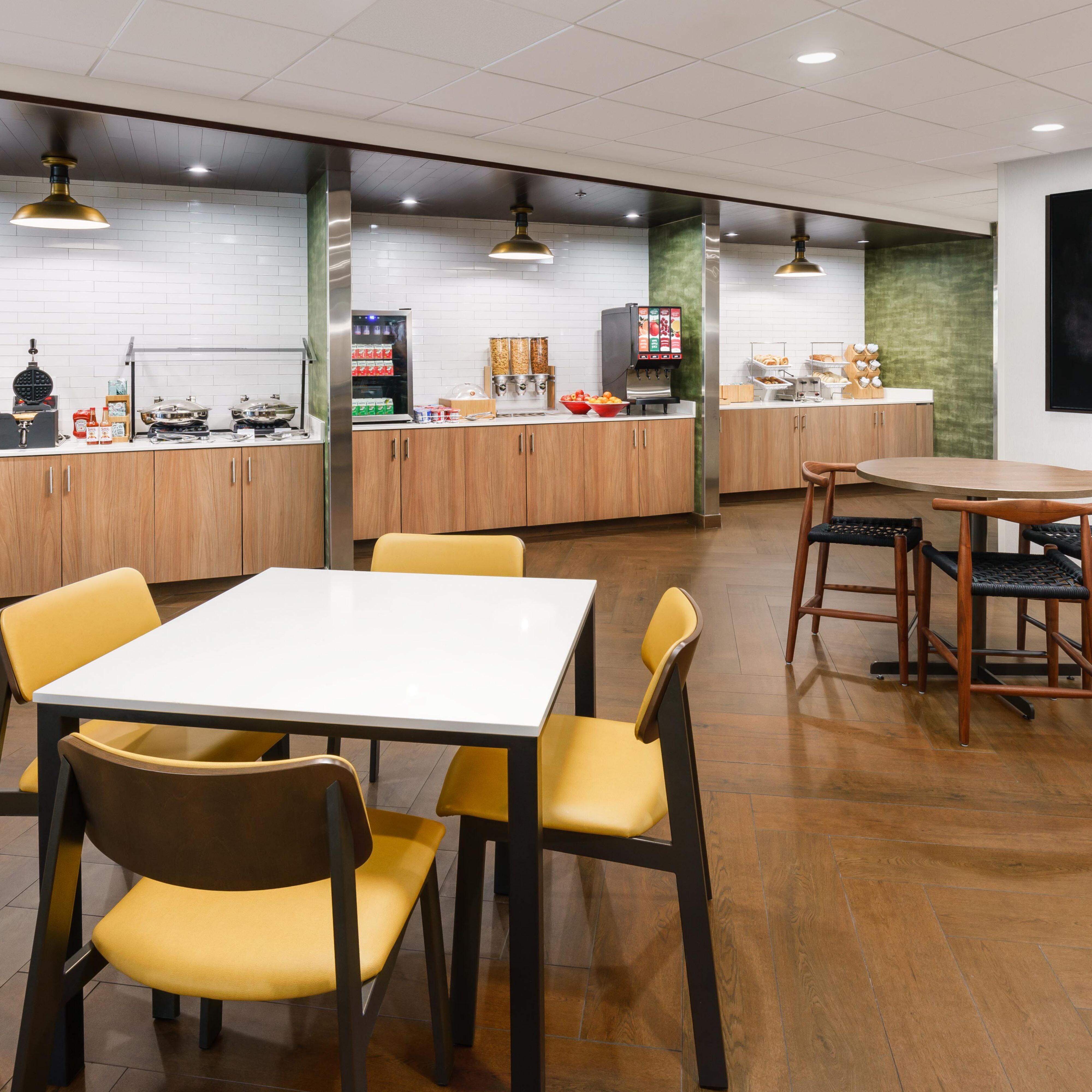 Breakfast dining area