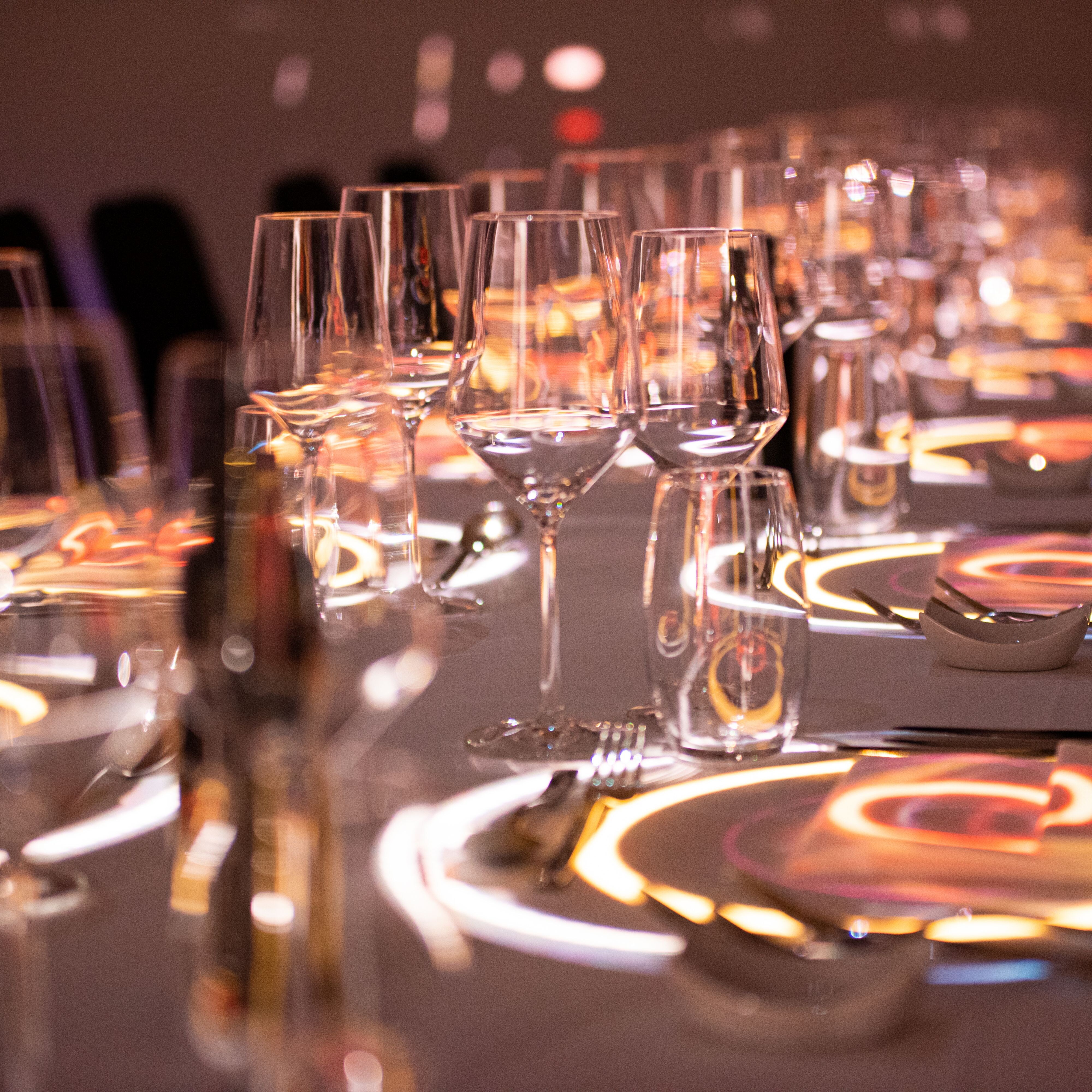Detalles de la mesa de comedor
