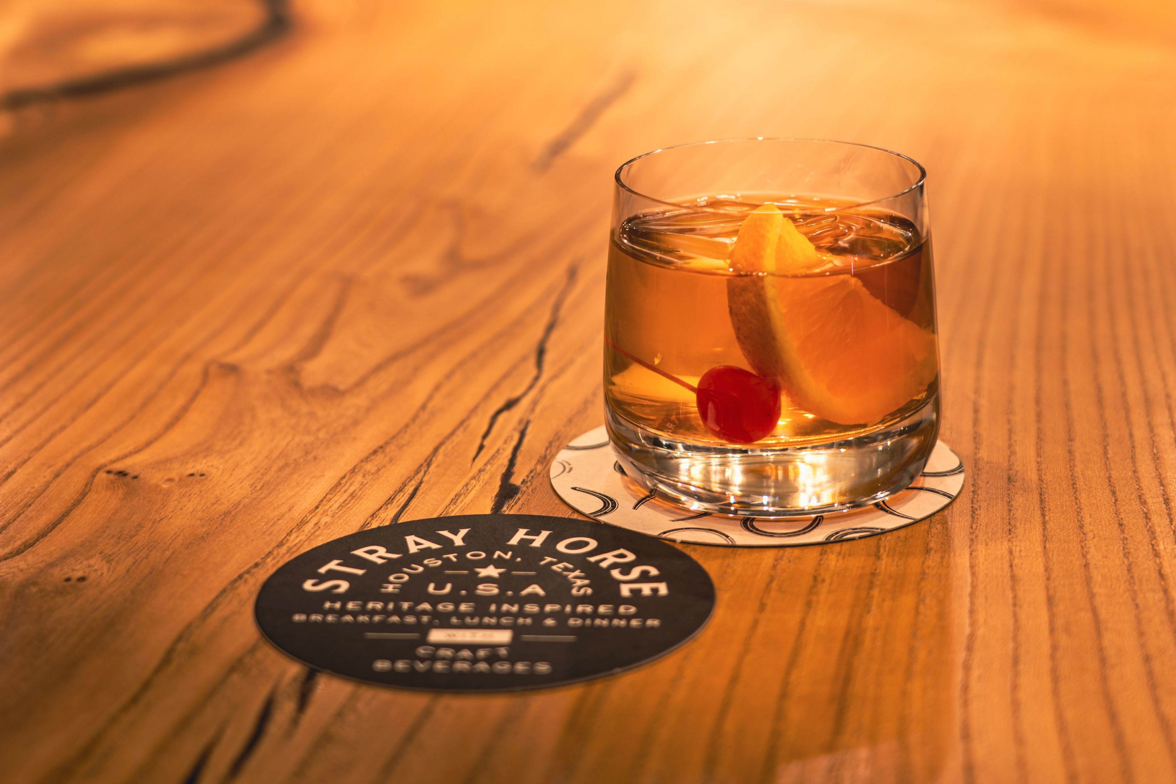 Glass of bourbon