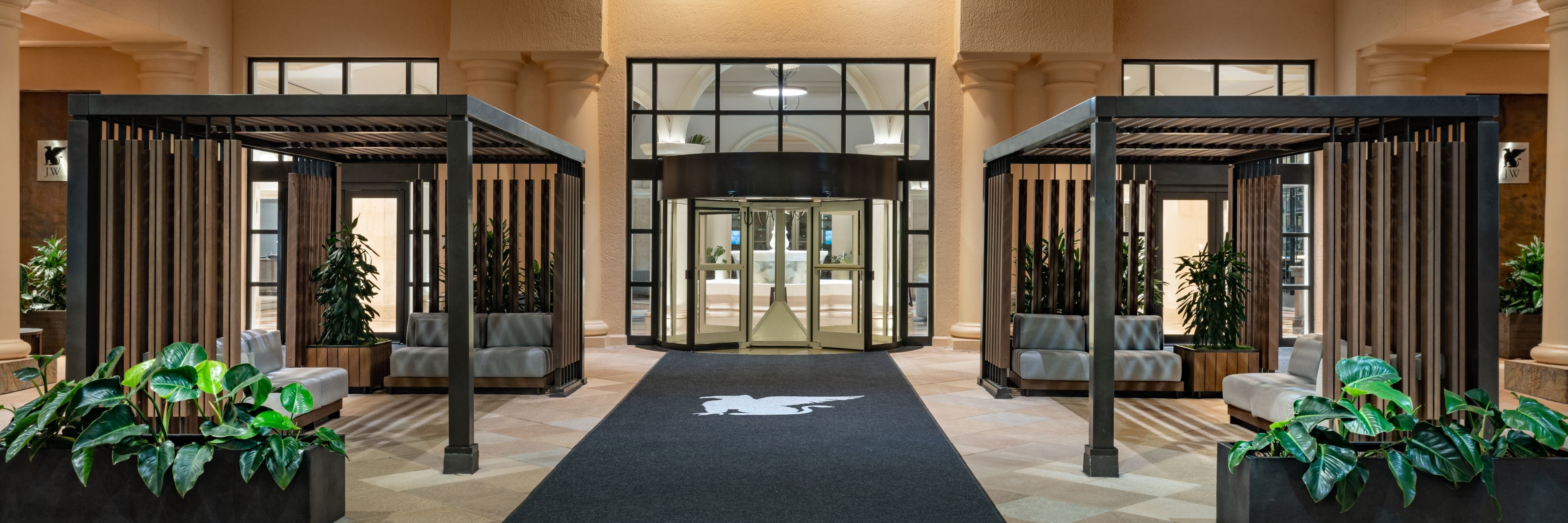 Hotel entrance