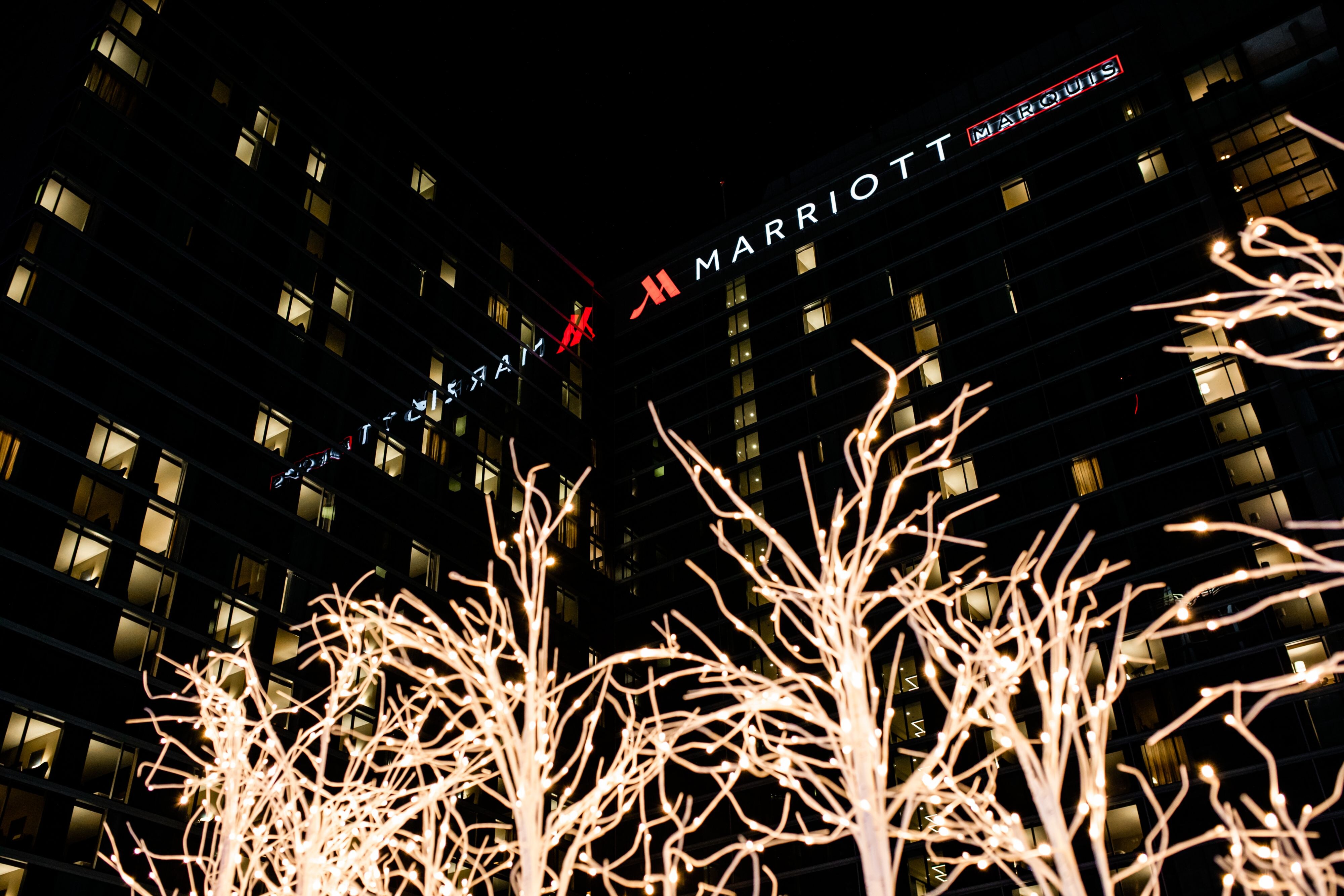 Hotel Exterior at Night