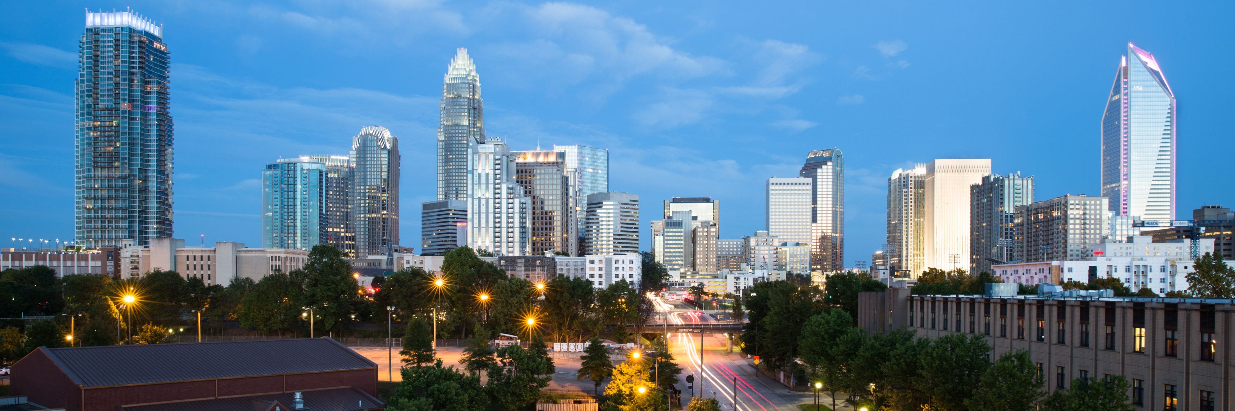 Charlotte city skyline