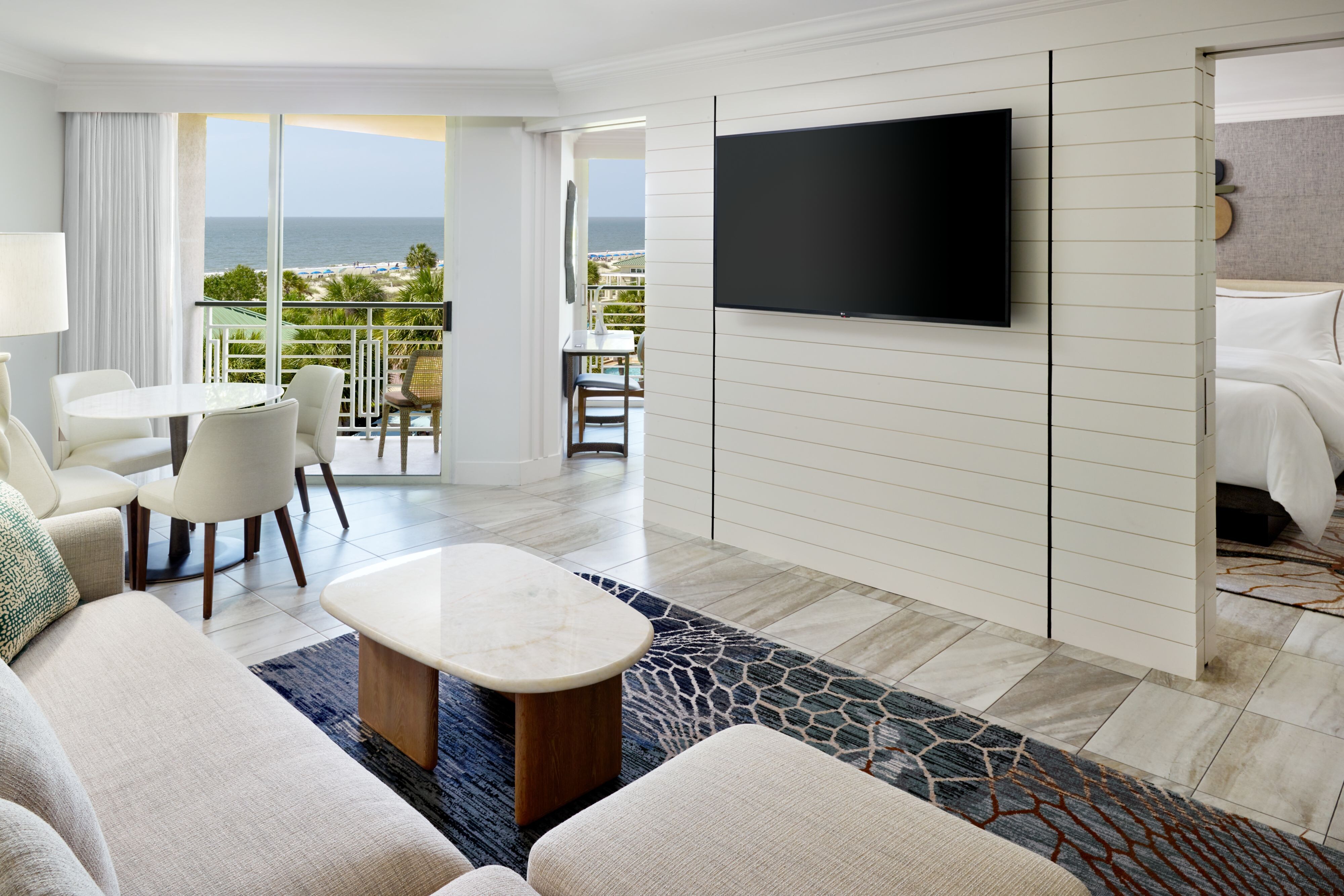 Guest suite living area
