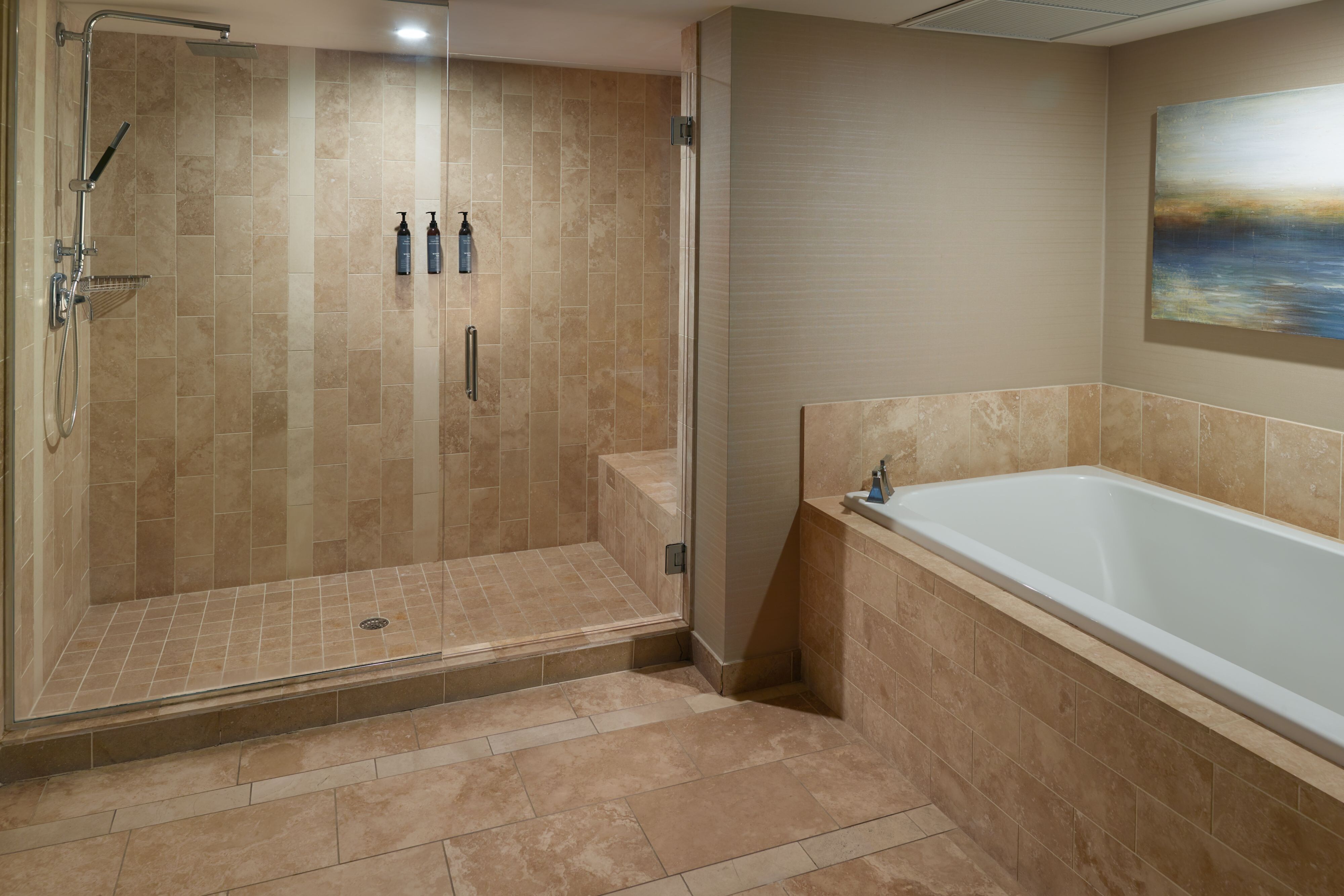 Guest suite bathroom