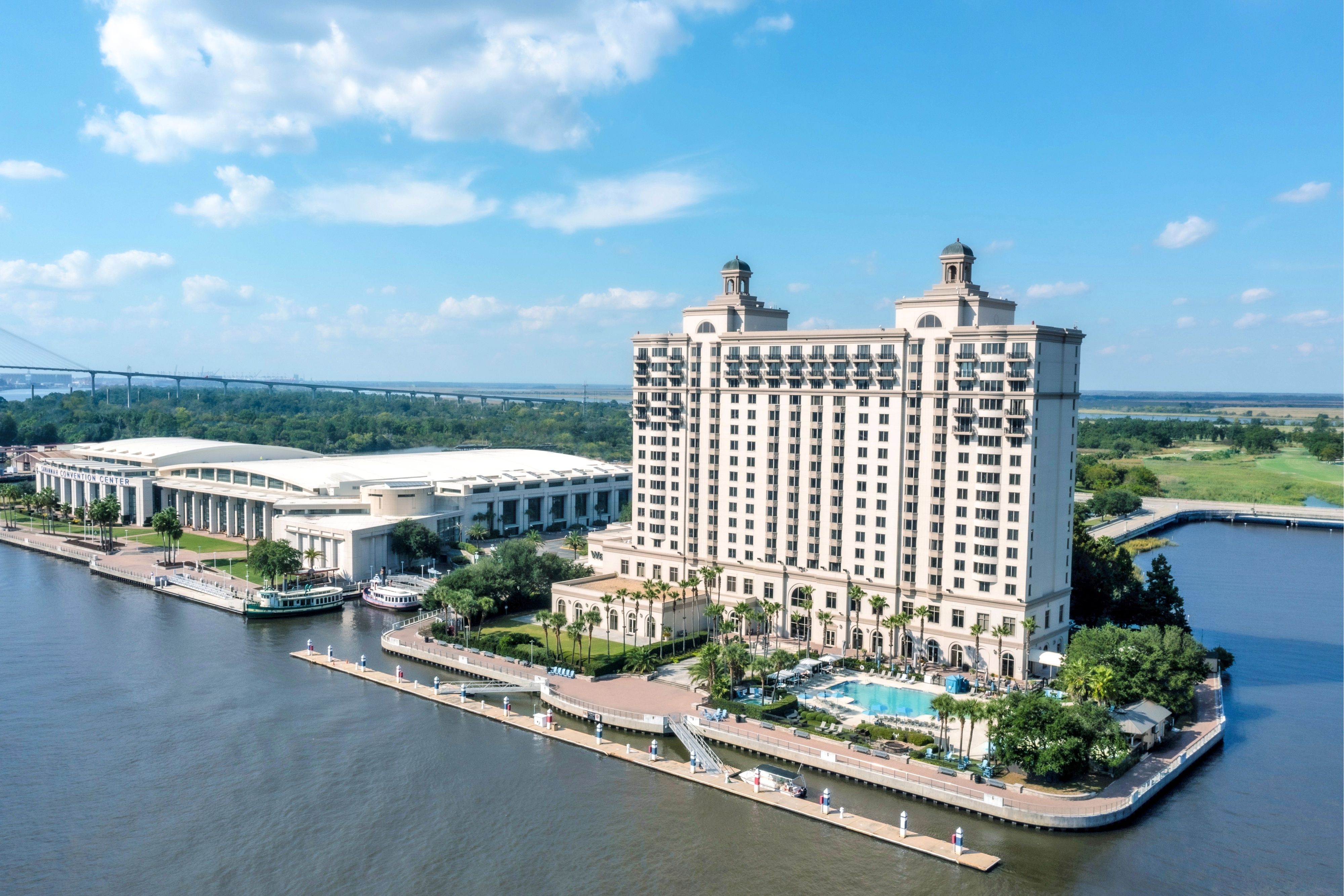 Resort Exterior aerial view