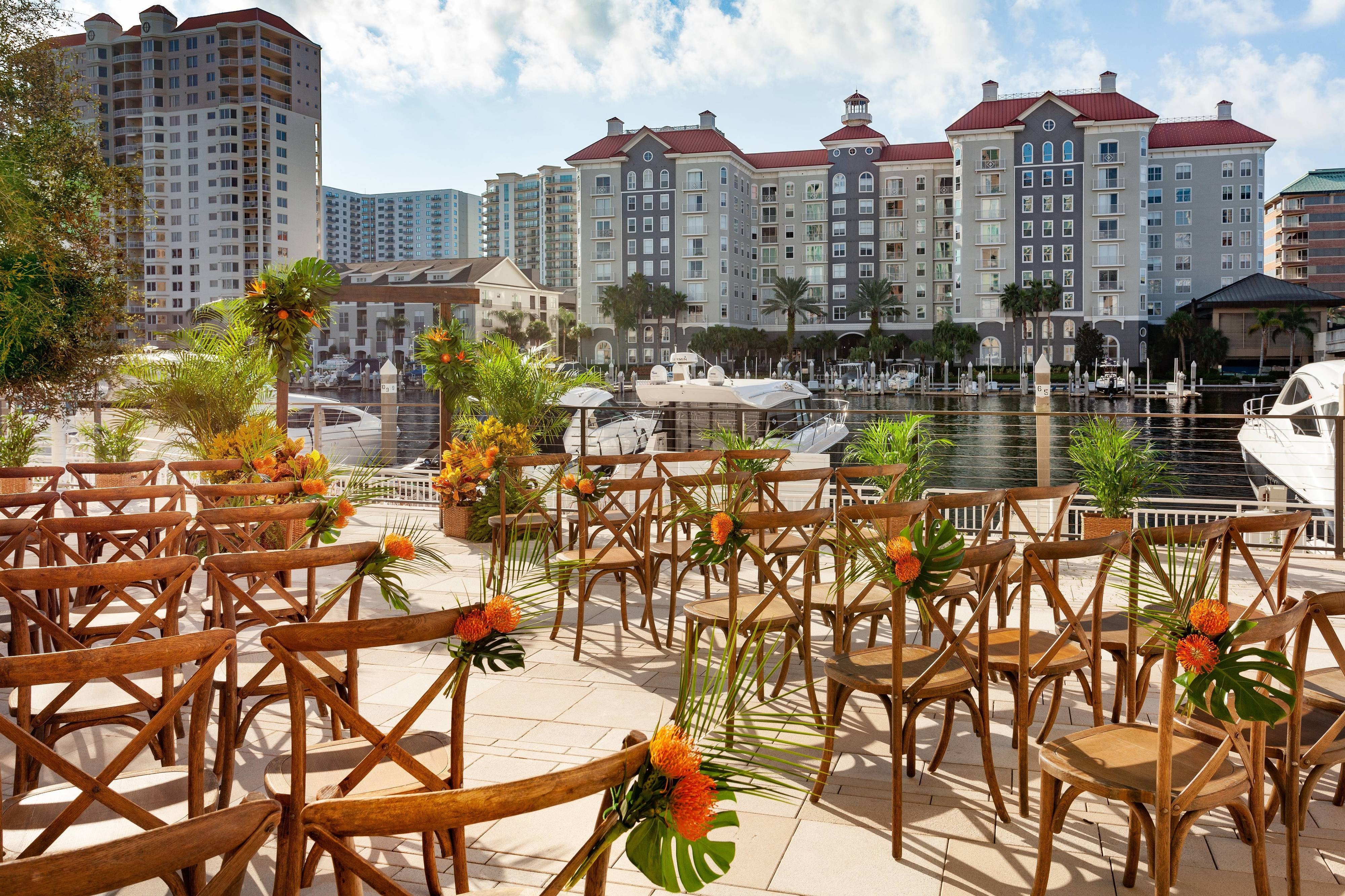 Downtown Tampa Wedding Venues Tampa Marriott Water Street